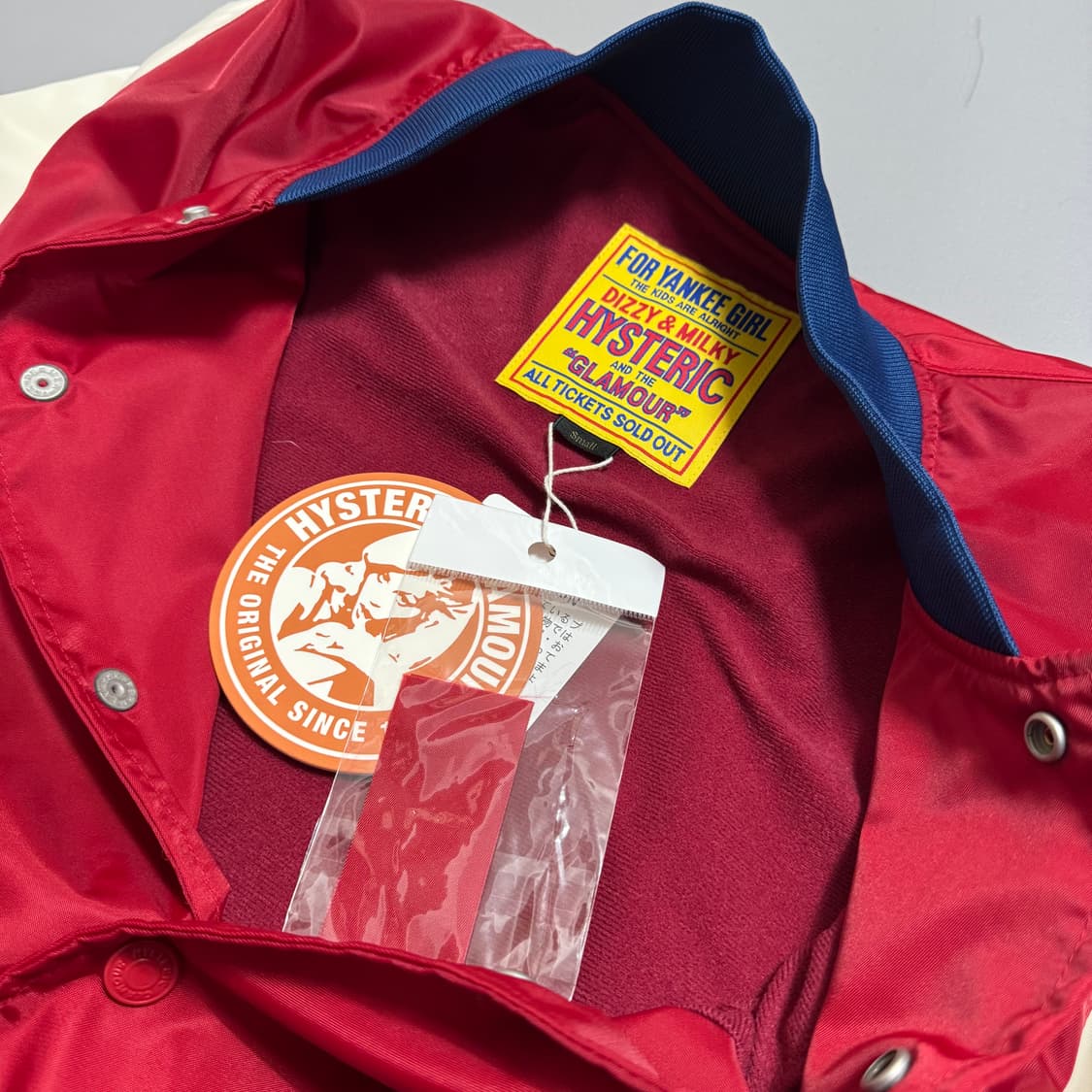 히스테릭글래머 BORN TO RAISE HELL 나일론 스타디움 자켓 상품이미지3