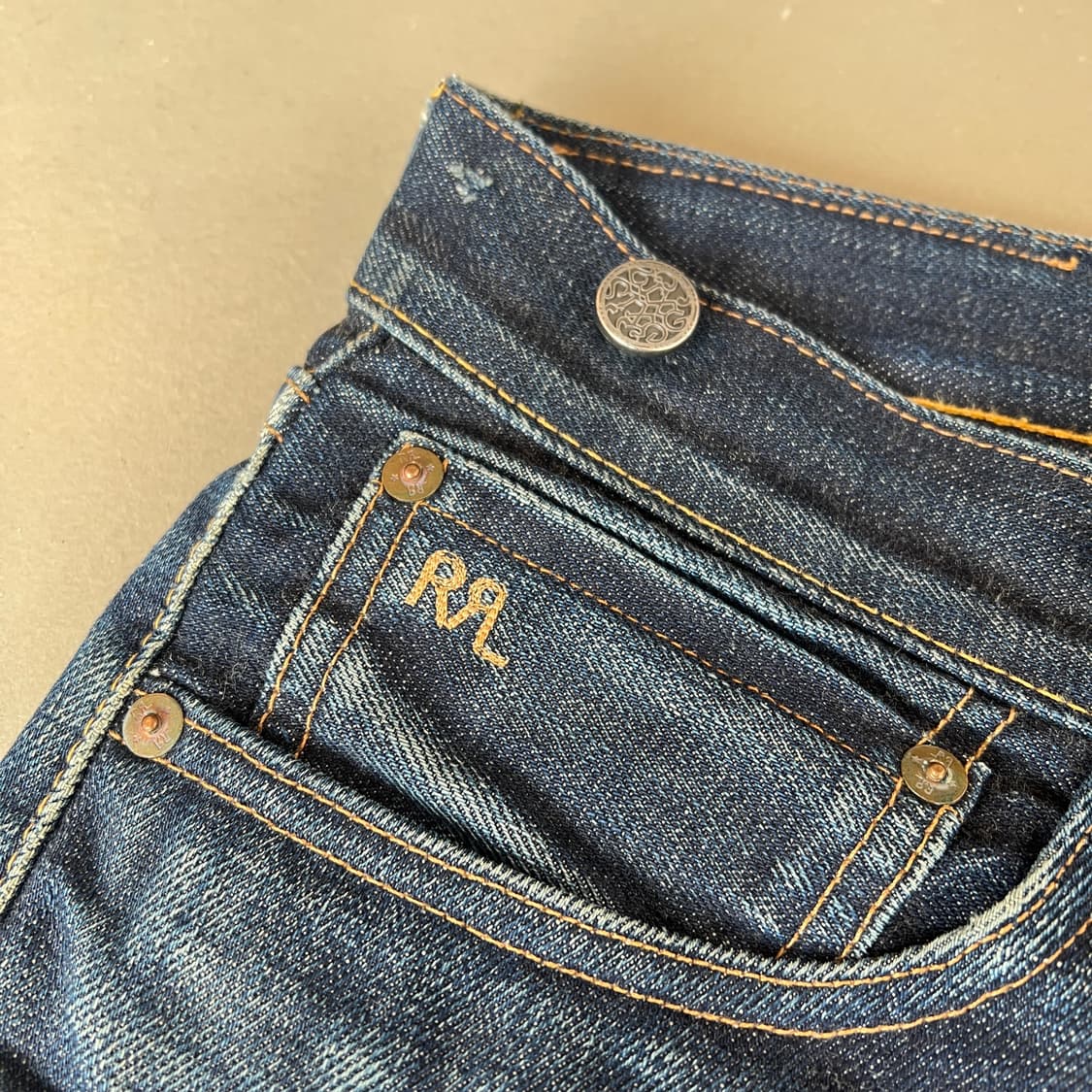RRL 셀비지 데님 팬츠 상품이미지6