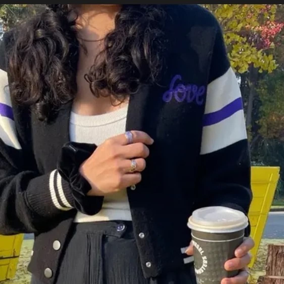 1)산드로 울 바시티 크롭 자켓 1 상품이미지4