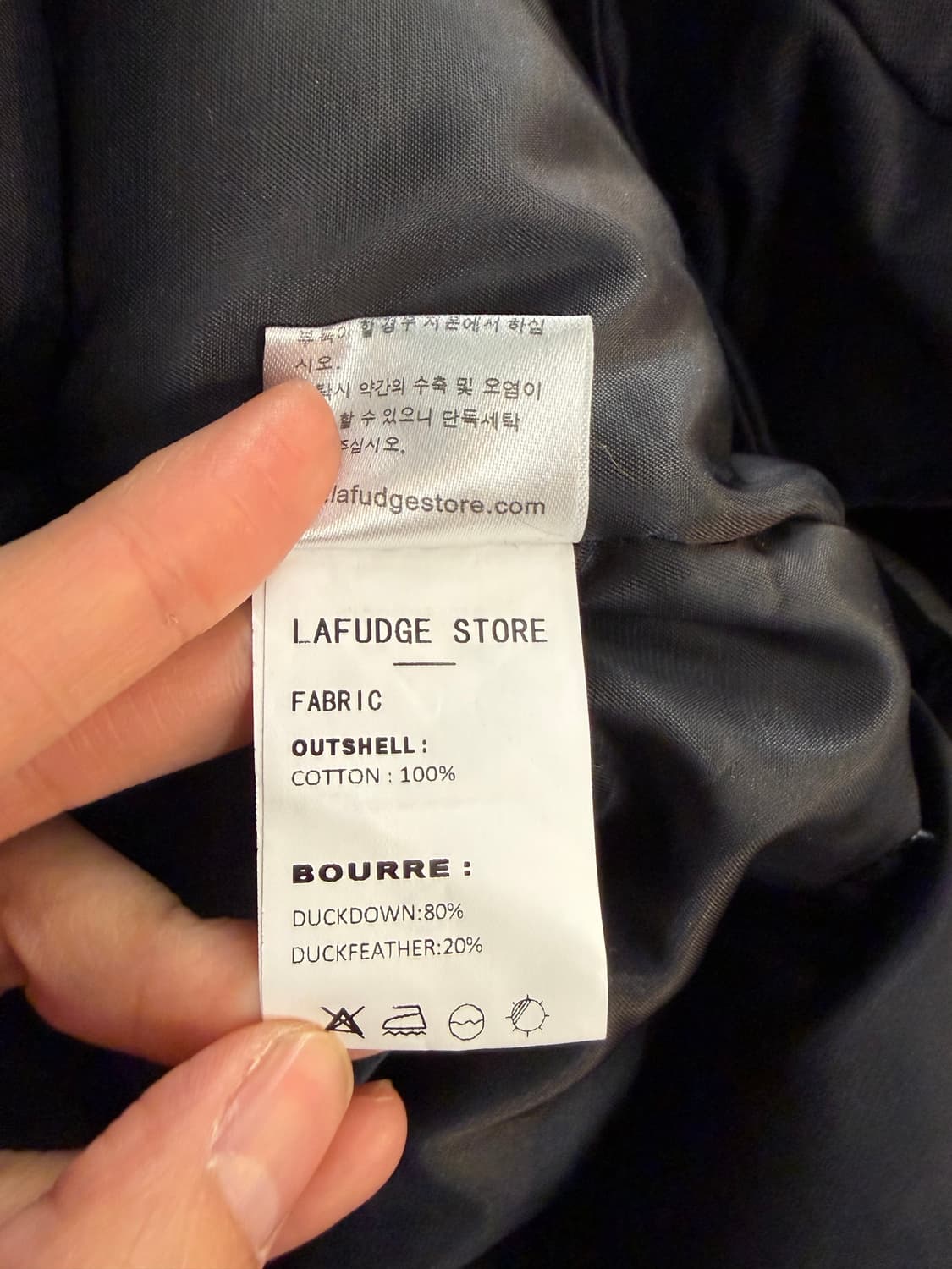 Lafudge Store Heavy Duck Down parka XL 상품이미지7