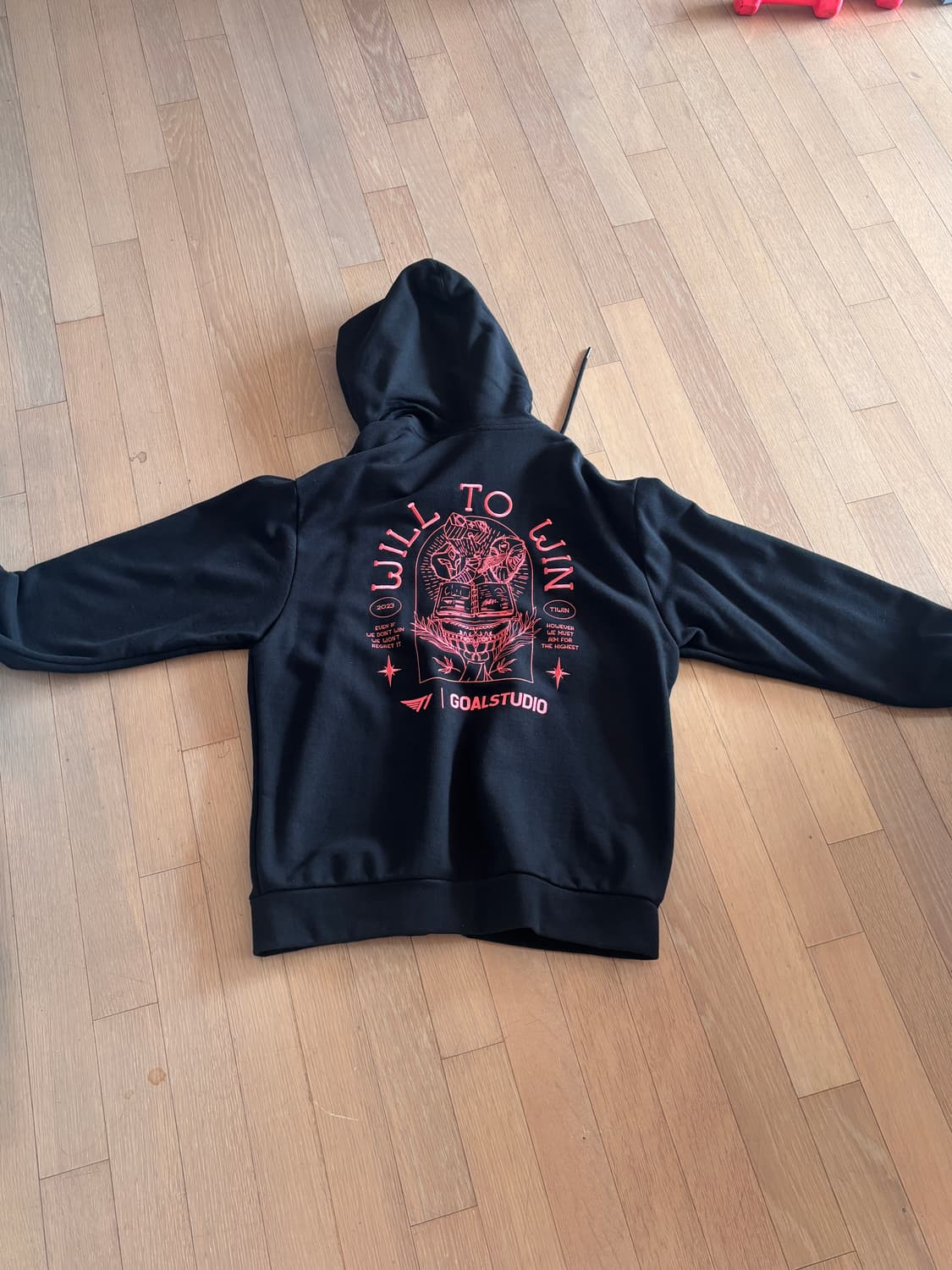 골스튜디오 T1 후드집업 블랙 상품이미지4