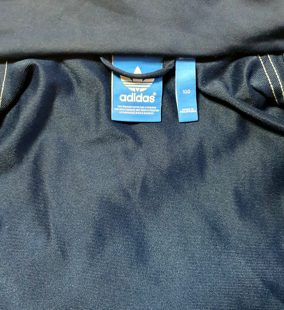 아디다스 파이어버드 네이비 그레이 트랙탑 져지 100-105 상품이미지3