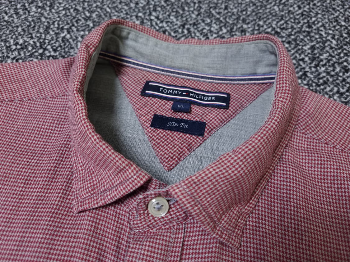 [무료배송][105]타미힐피거 남성용 체크 셔츠 남방 상품이미지6