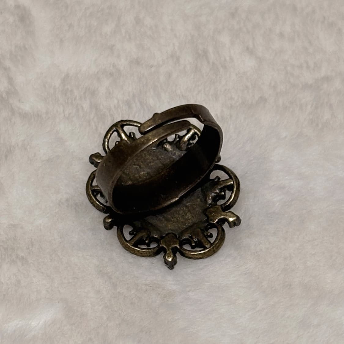 일본 오리엔탈 생화 포인트 페어리 핀터깔 큐빅 디테일 앤틱 반지  상품이미지2