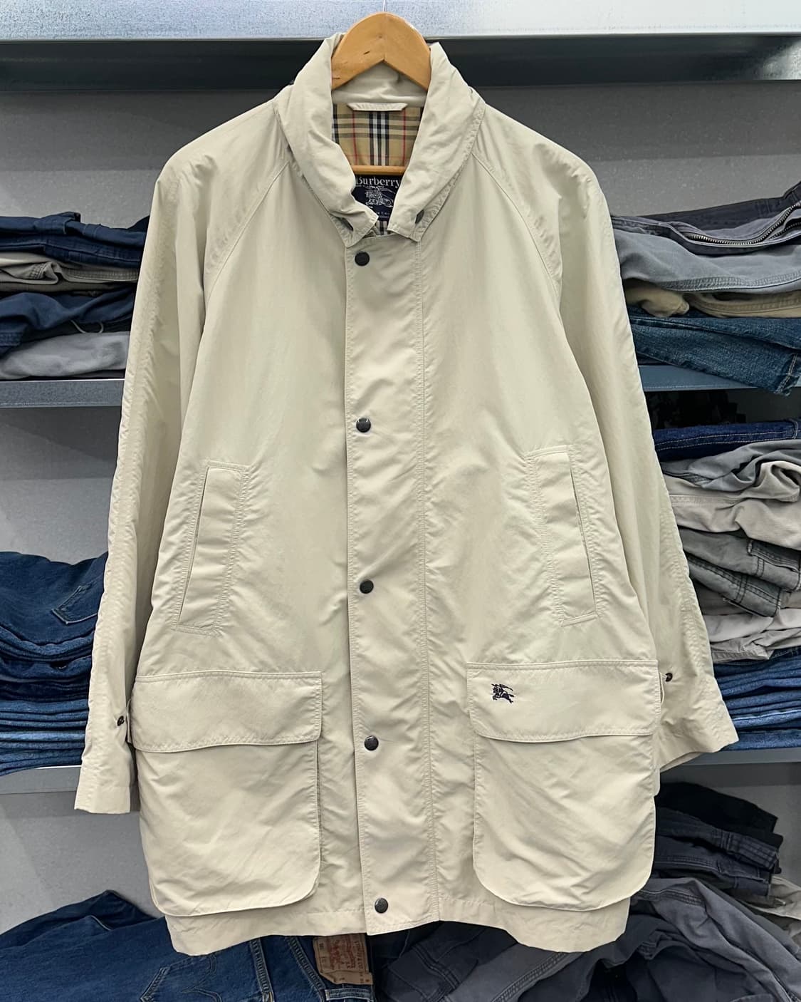 (L오버)BURBERRYS 사파리 코트-M1902 상품이미지1