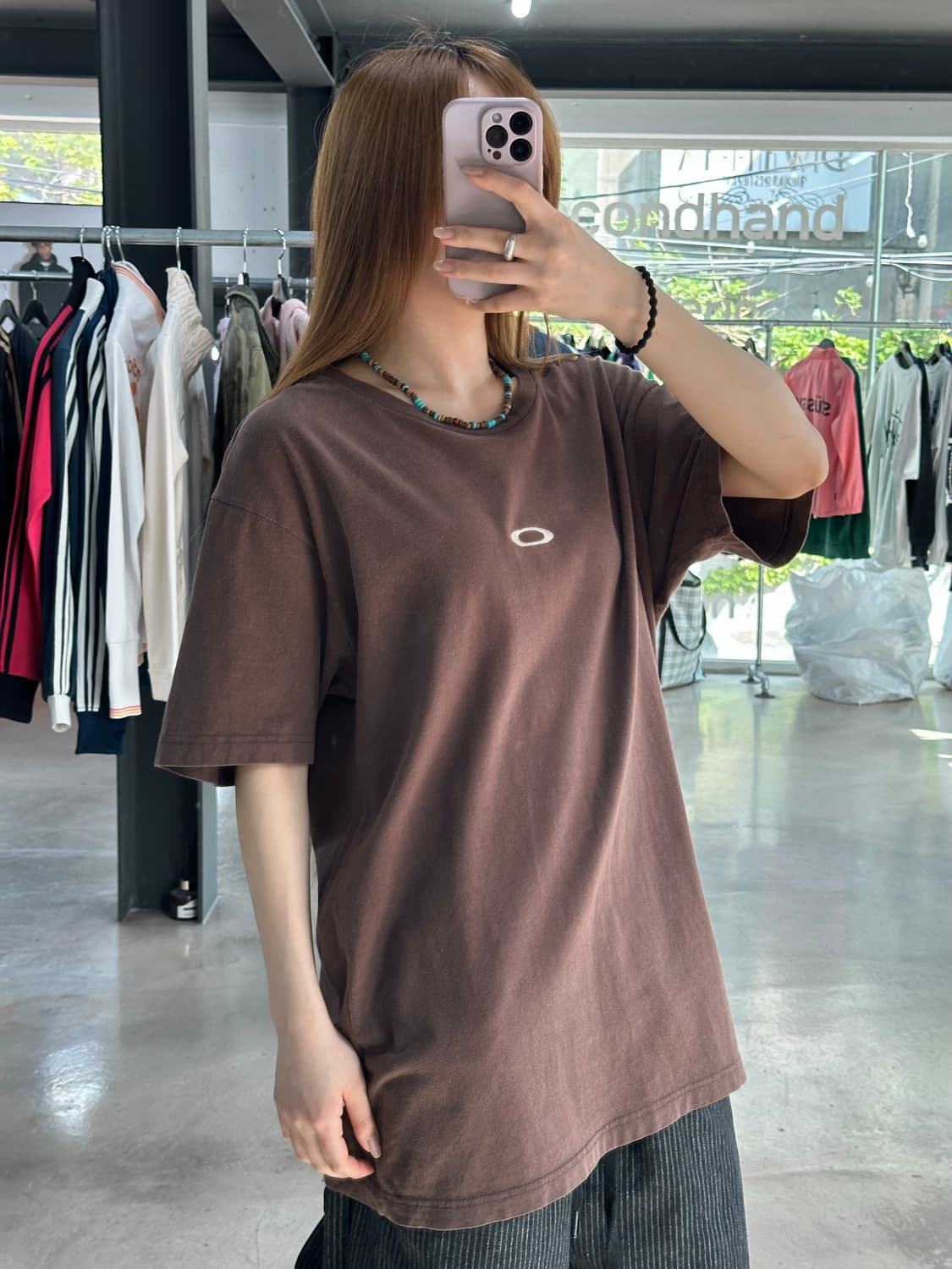 오클리 90s 아카이브 미드로고 반팔티 상품이미지2