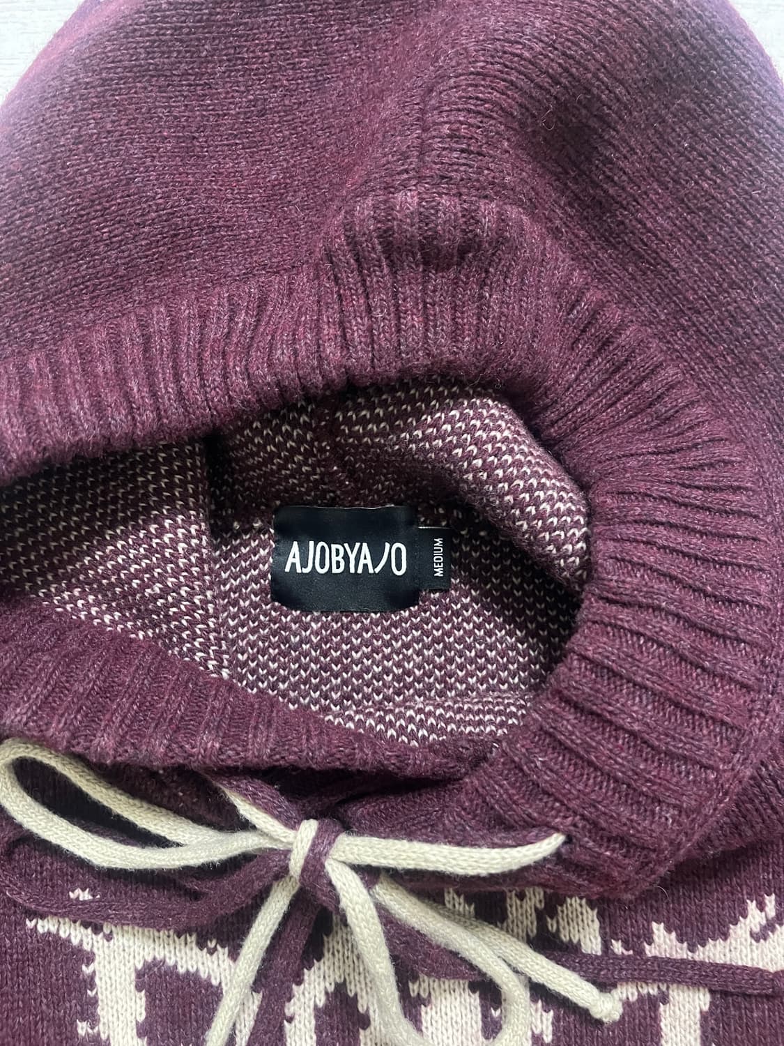 AGOBYAJO DBOF Wool Knit Hoodie 상품이미지2