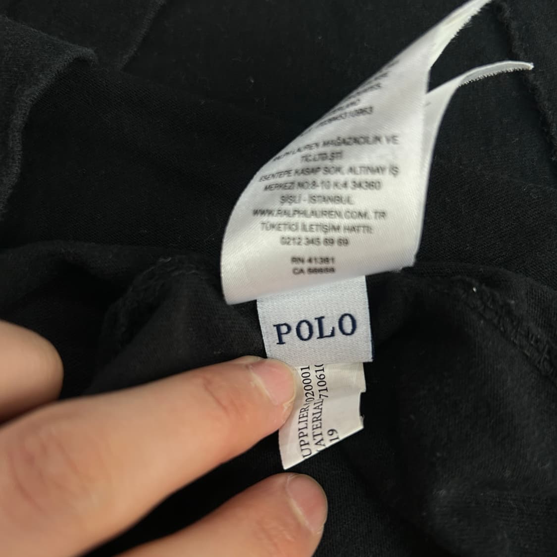 폴로 랄프로렌 블랙 반팔 티셔츠 m 상품이미지5