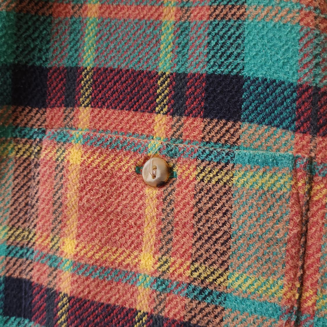 90s 아메리칸 빈티지 체크셔츠 헤비 플란넬 워크셔츠 윈도우 빅체크 s 상품이미지9