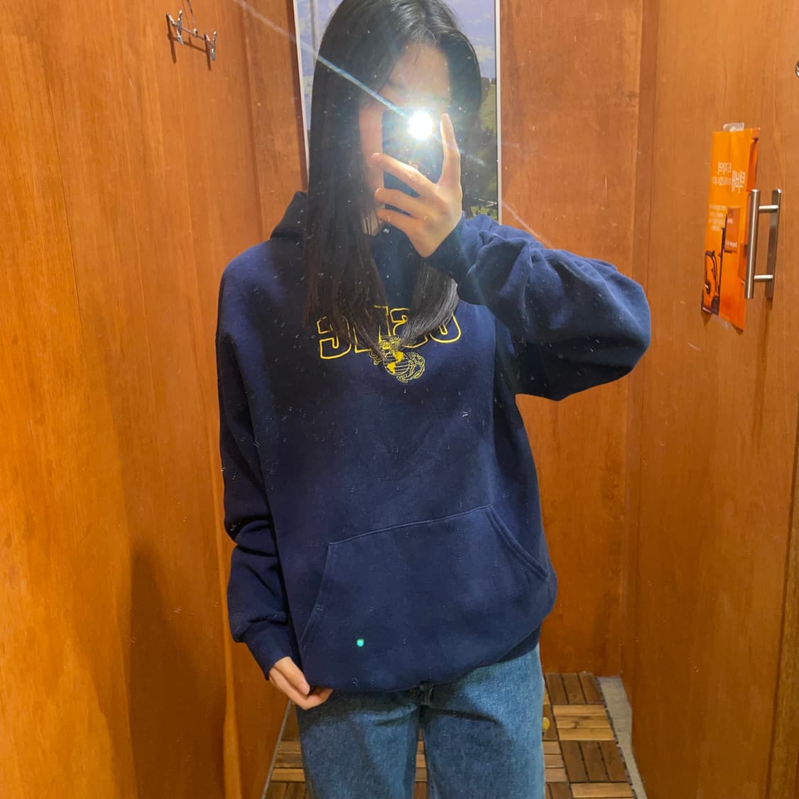 (L) USA USMC 밀리터리 미해병대 스웻셔츠 후드티  상품이미지1