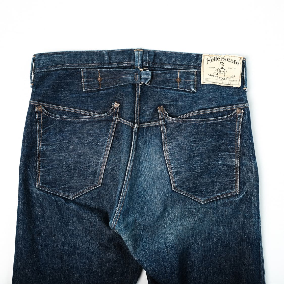 헬러스카페 웨어하우스 논파레일 데님팬츠 33(32사이즈) 상품이미지8