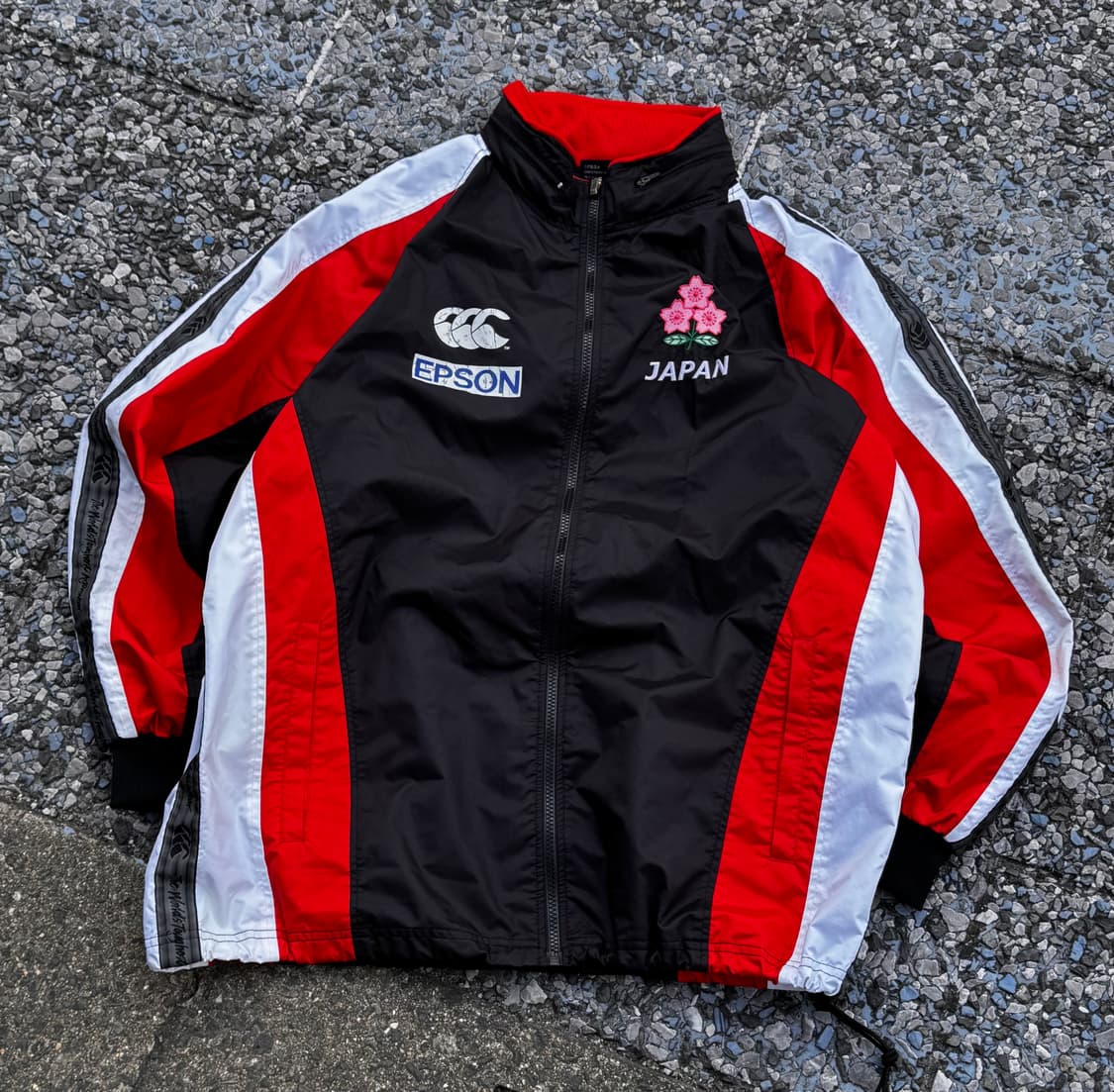 캔터베리 럭비 선수 지급용 오버핏 바람막이 자켓 상품이미지2