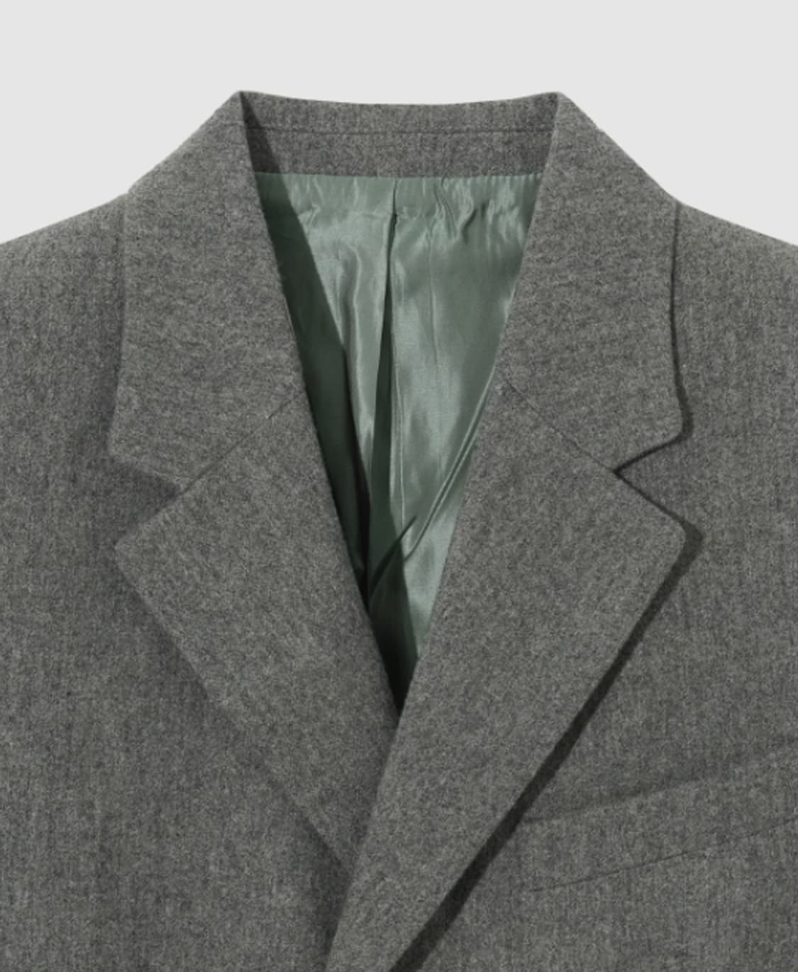 세터 모던 클래식 투버튼 울 자켓 그레이 XL 상품이미지3