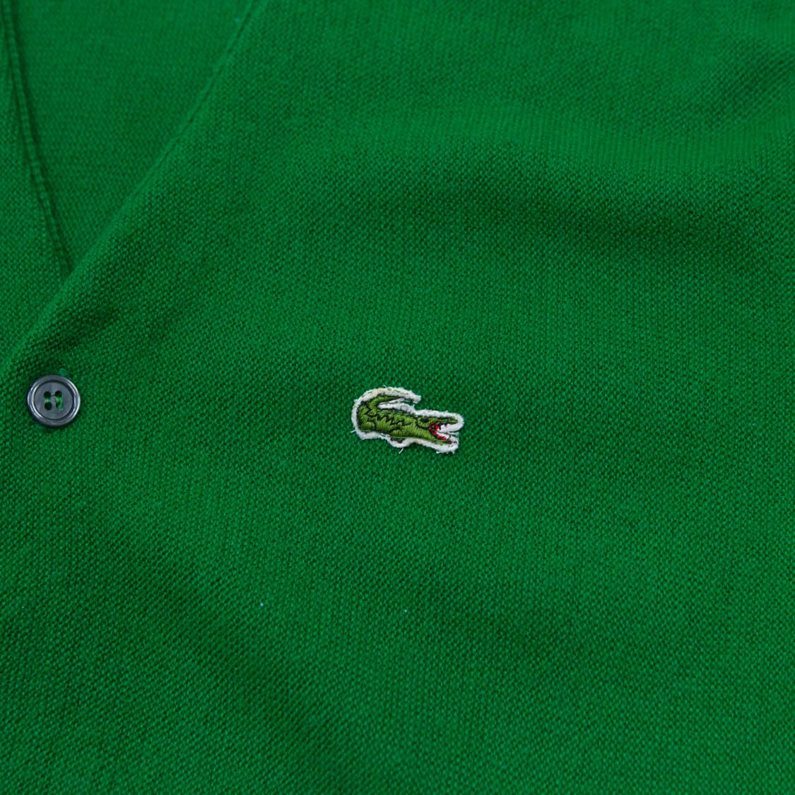 60s IZOD 라코스테 올른 아크릴 가디건 그린 상품이미지2