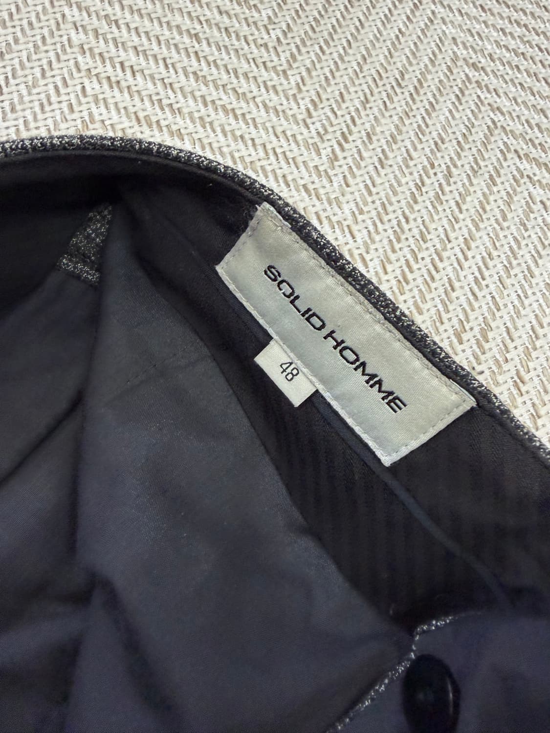 정품) 솔리드옴므 모재질 팬츠 48 상품이미지5