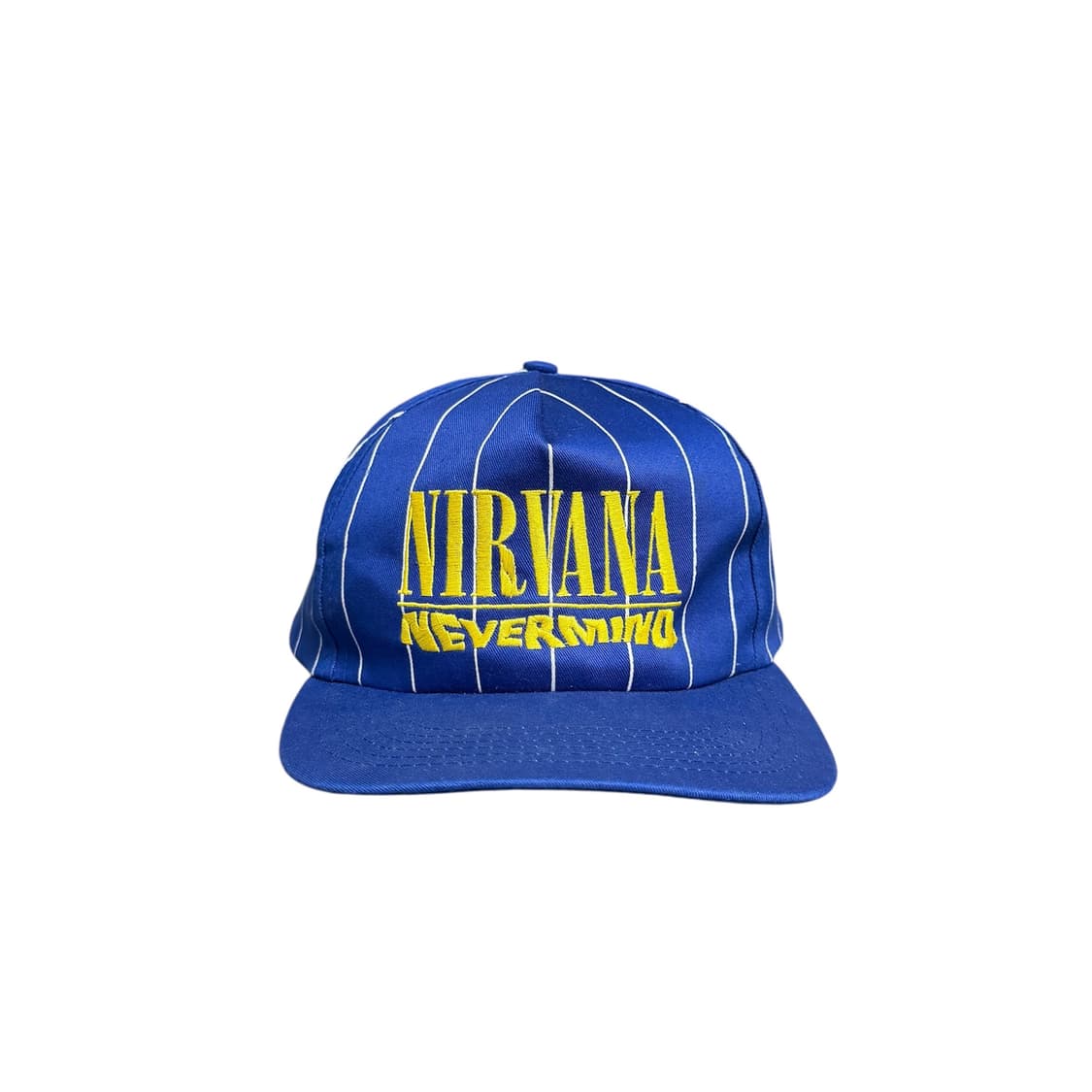 빈티지 90s Nirvana Nevermind 너바나 스트라이프 모자 상품이미지1