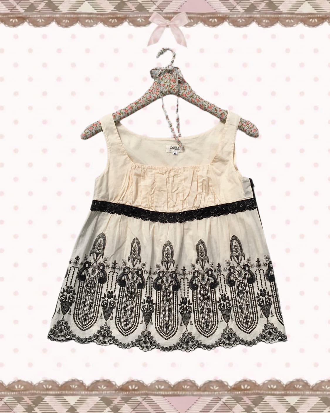 오리엔탈 고딕 자수 슬리브리스 상품이미지1