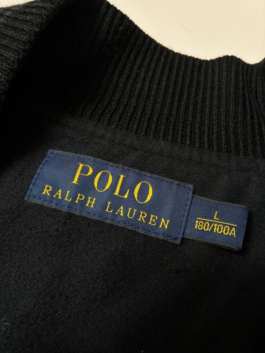 폴로 랄프로렌 아이코닉 레터맨 레더 스타디움 자켓 PN8413 상품이미지6