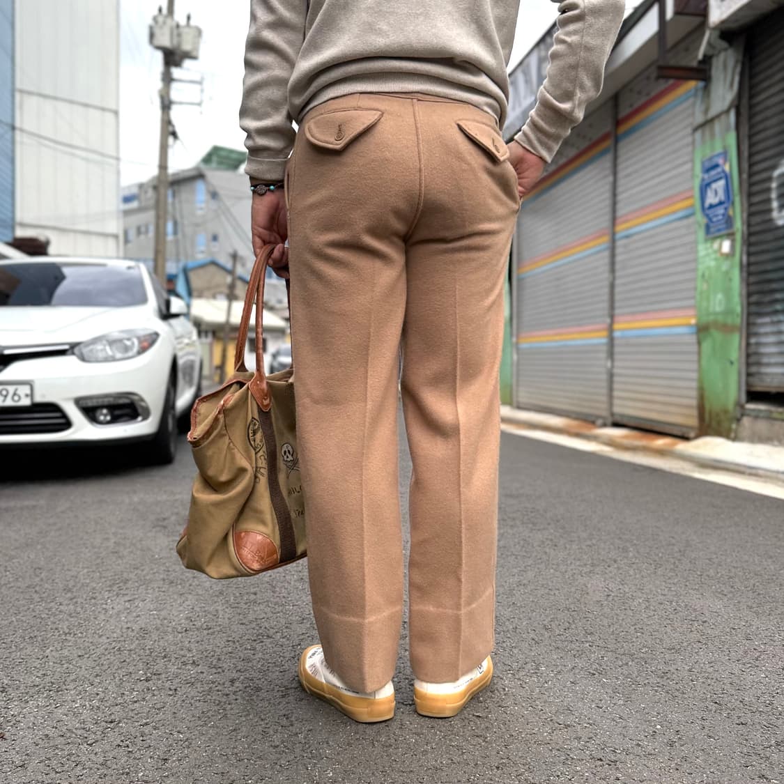 블루 웨이 울 블랜드 구르카 팬츠 32 상품이미지10