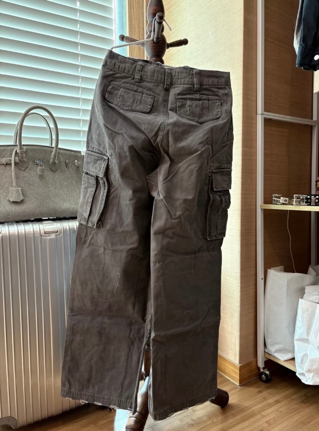 24fw 빈티지워싱코튼카고팬츠 erl 상품이미지2