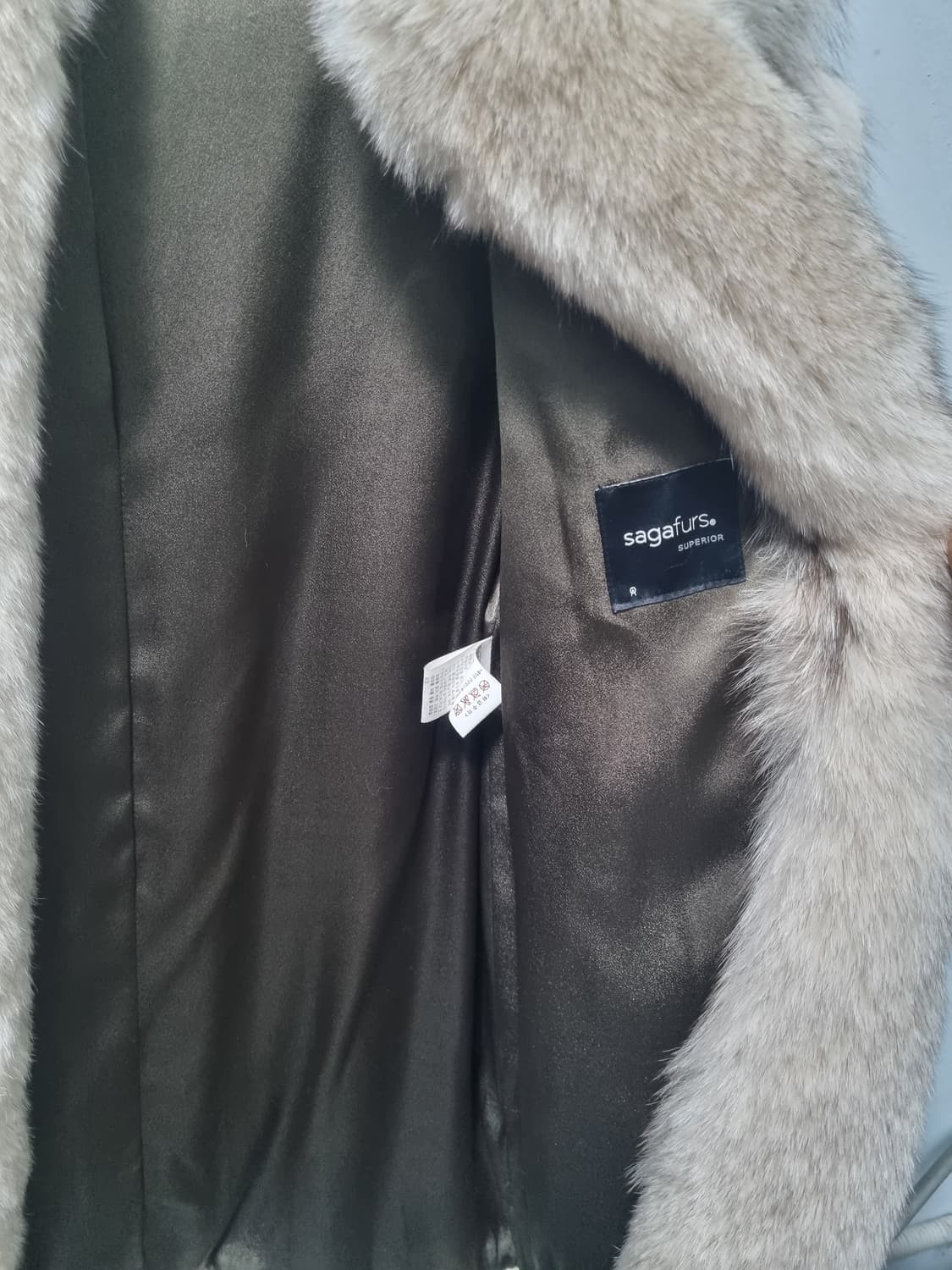 사가 폭스 퍼 코트 상품이미지4