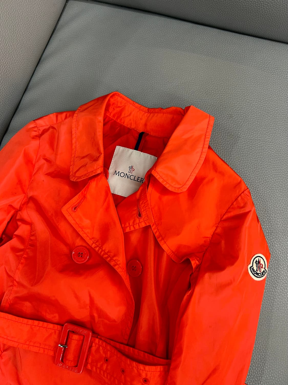 몽클레어 키즈 바람막이 트렌치코트 자켓(10세) 상품이미지2