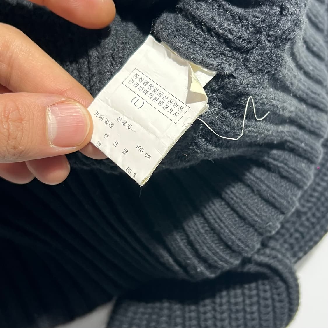 Calvin klein Asymmetric Knit Sweater 상품이미지5