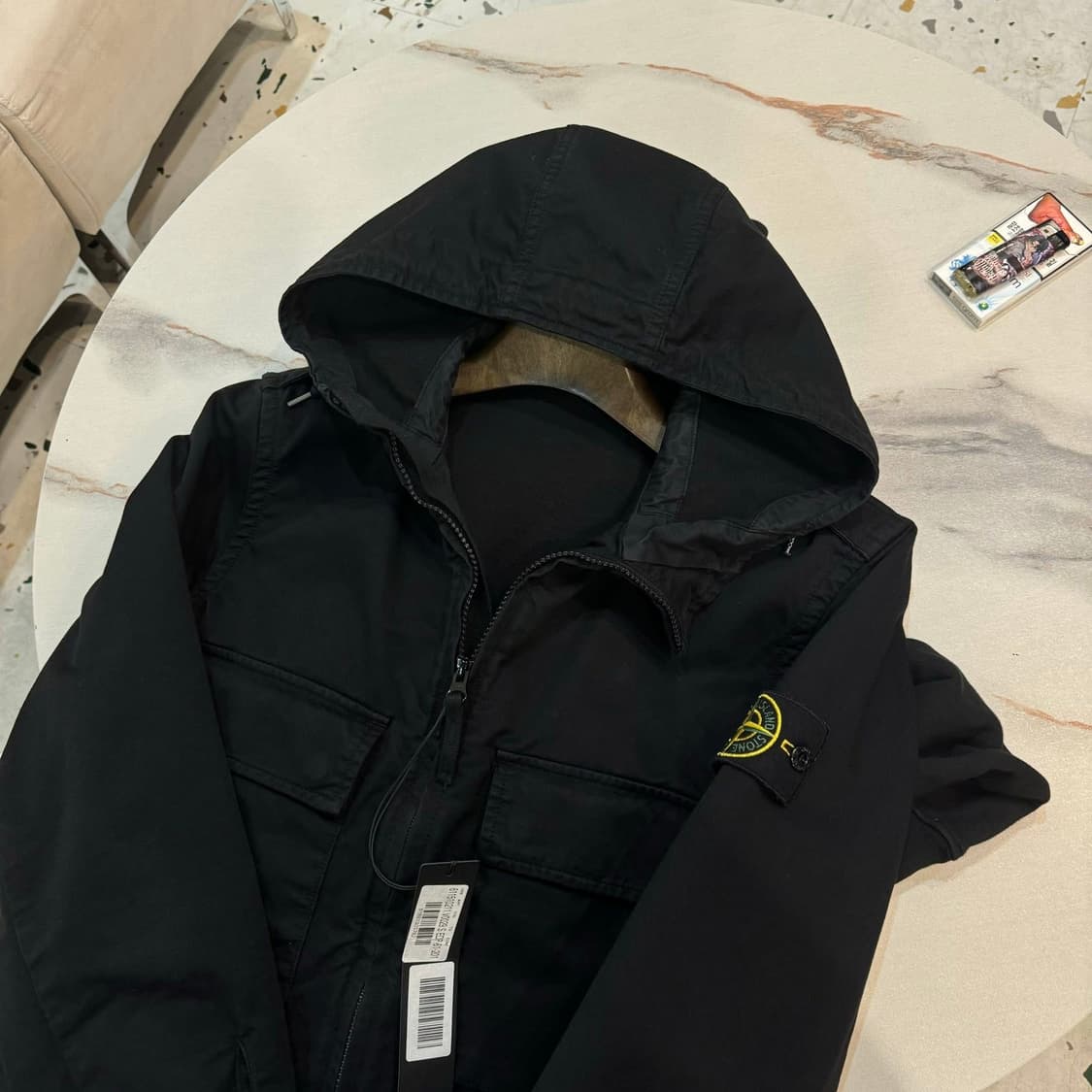 [스톤아일랜드 Stone Island 후드 셔츠 / S사이즈] 상품이미지3