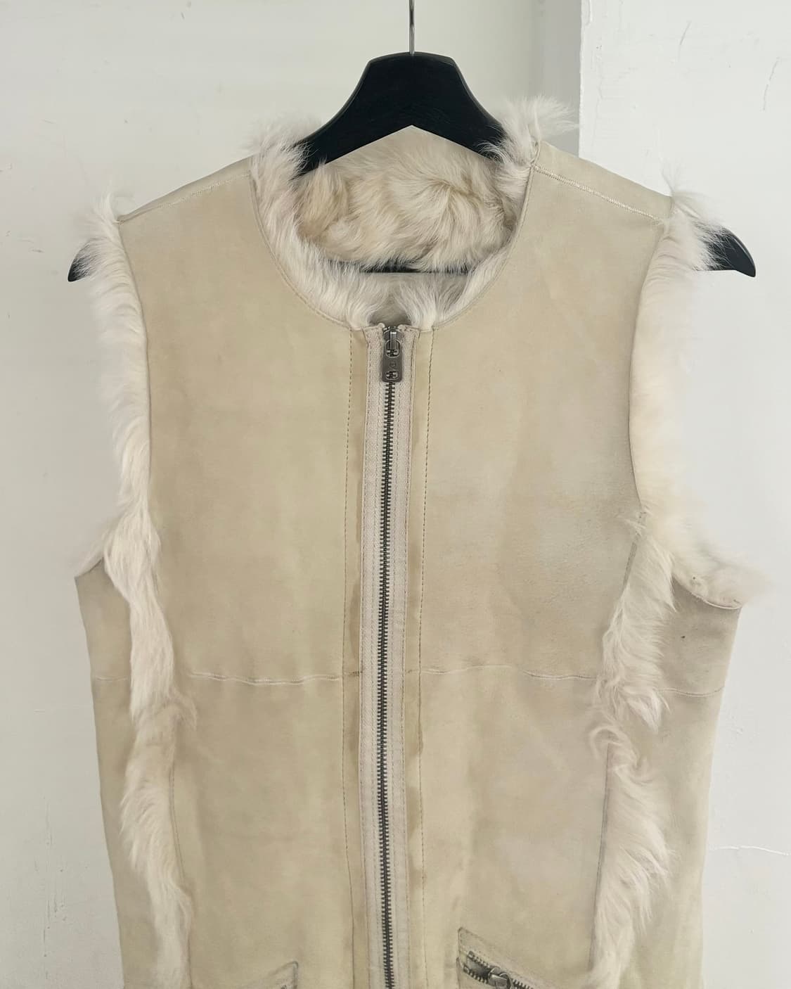 알렉산더 맥퀸 리버서블 시어링 베스트 상품이미지2