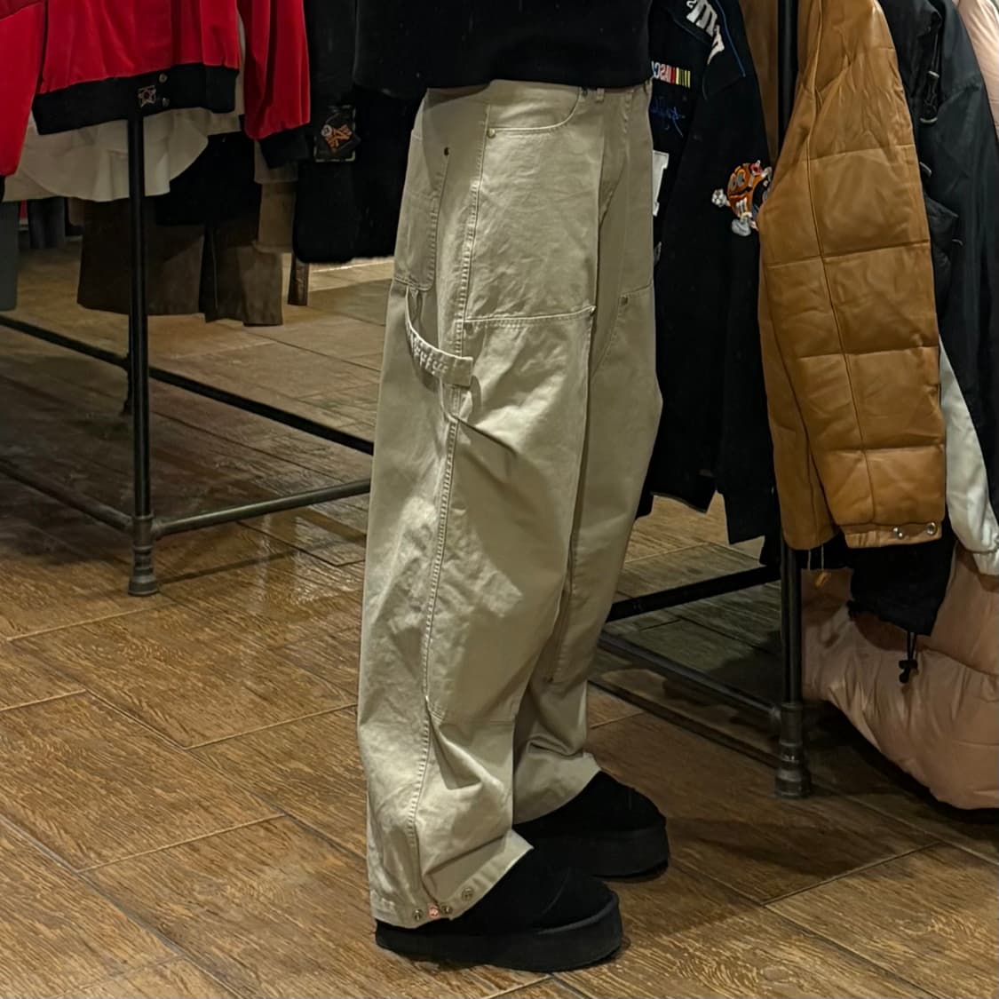 [HI] VTG 코튼 와이드 카고 팬츠 상품이미지4