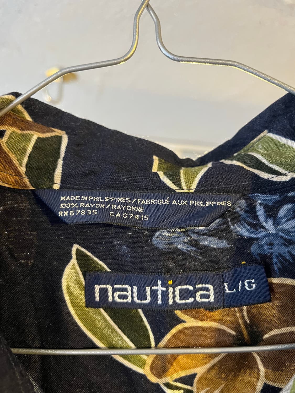 90년대 노티카 레이온 셔츠 상품이미지3