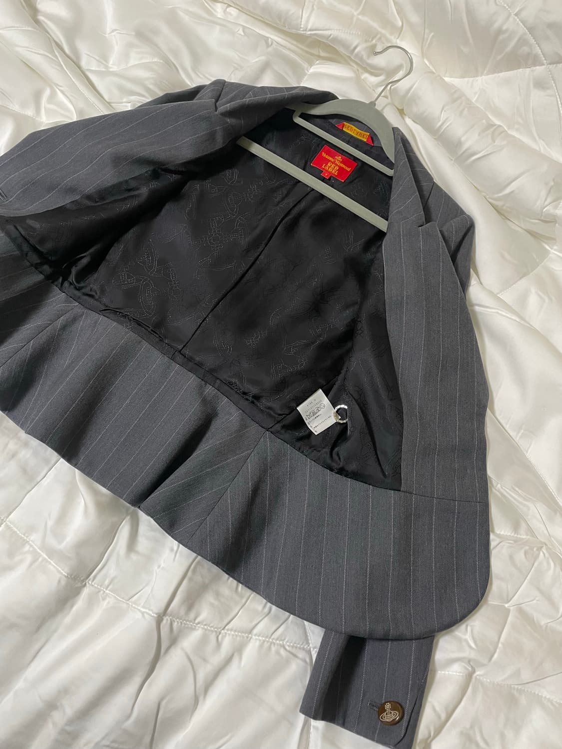 비비안 웨스트우드 / 핀스트라이프 자켓 스커트 셋업 상품이미지8