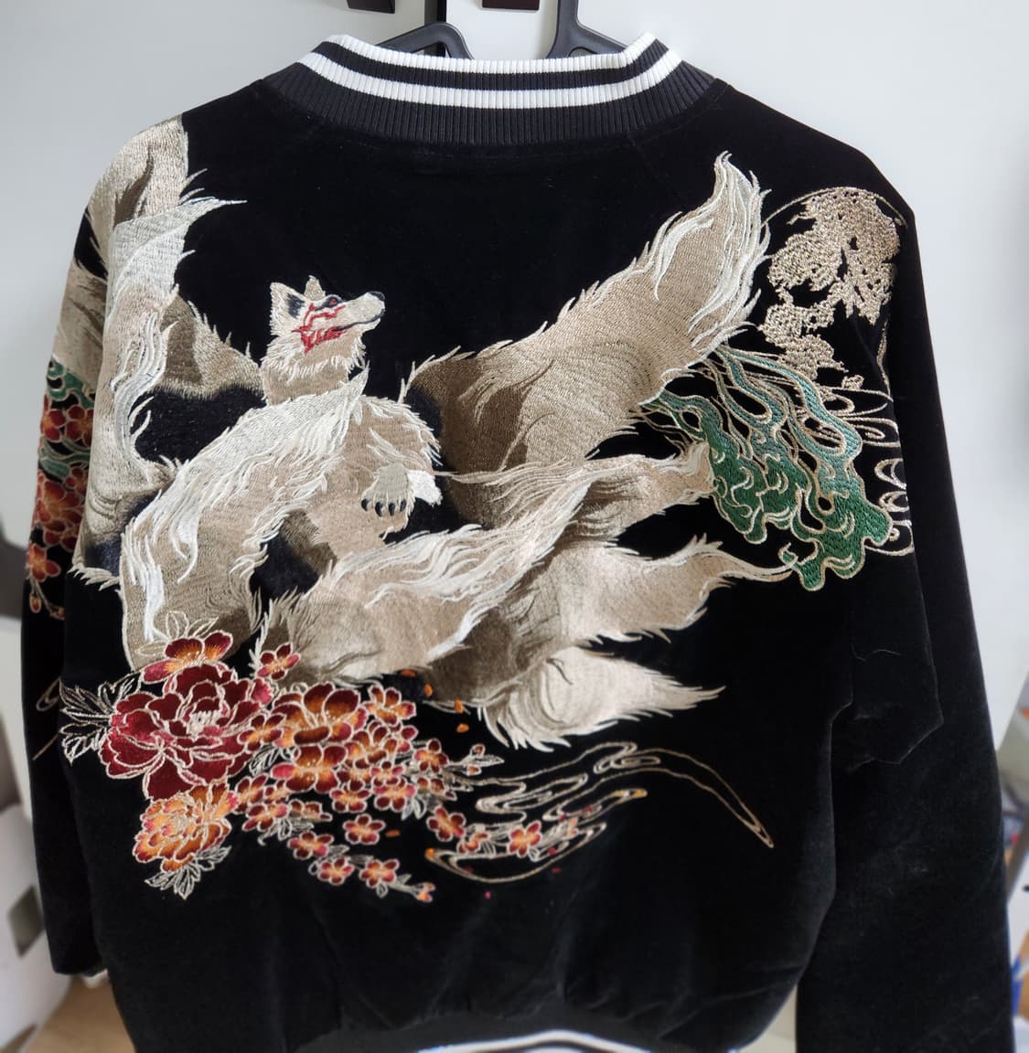 [새상품]오니데님 여우 벨벳 스카쟌 상품이미지2