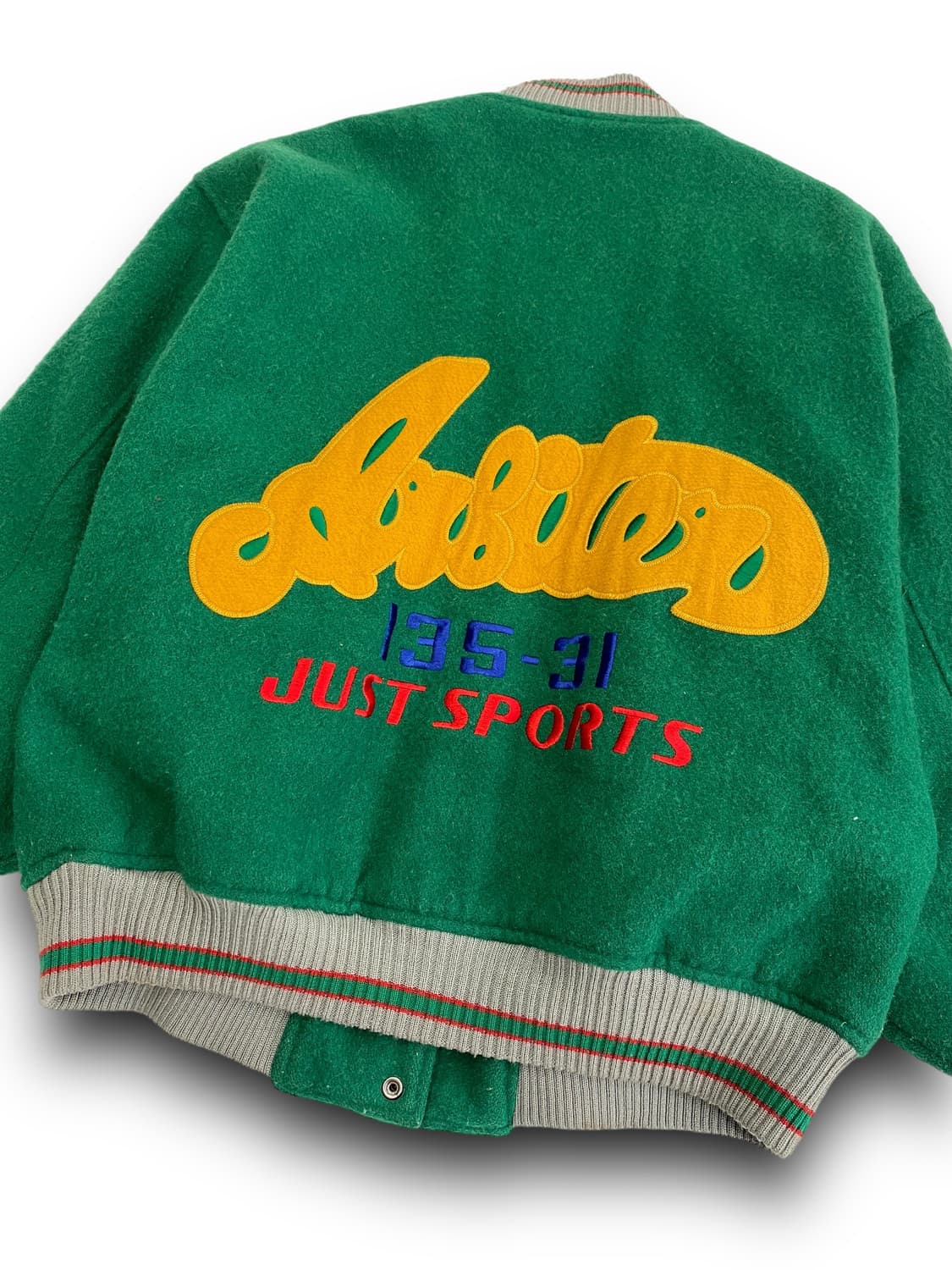 [M] 90s JPN 빈티지 울 바시티 자켓 상품이미지6