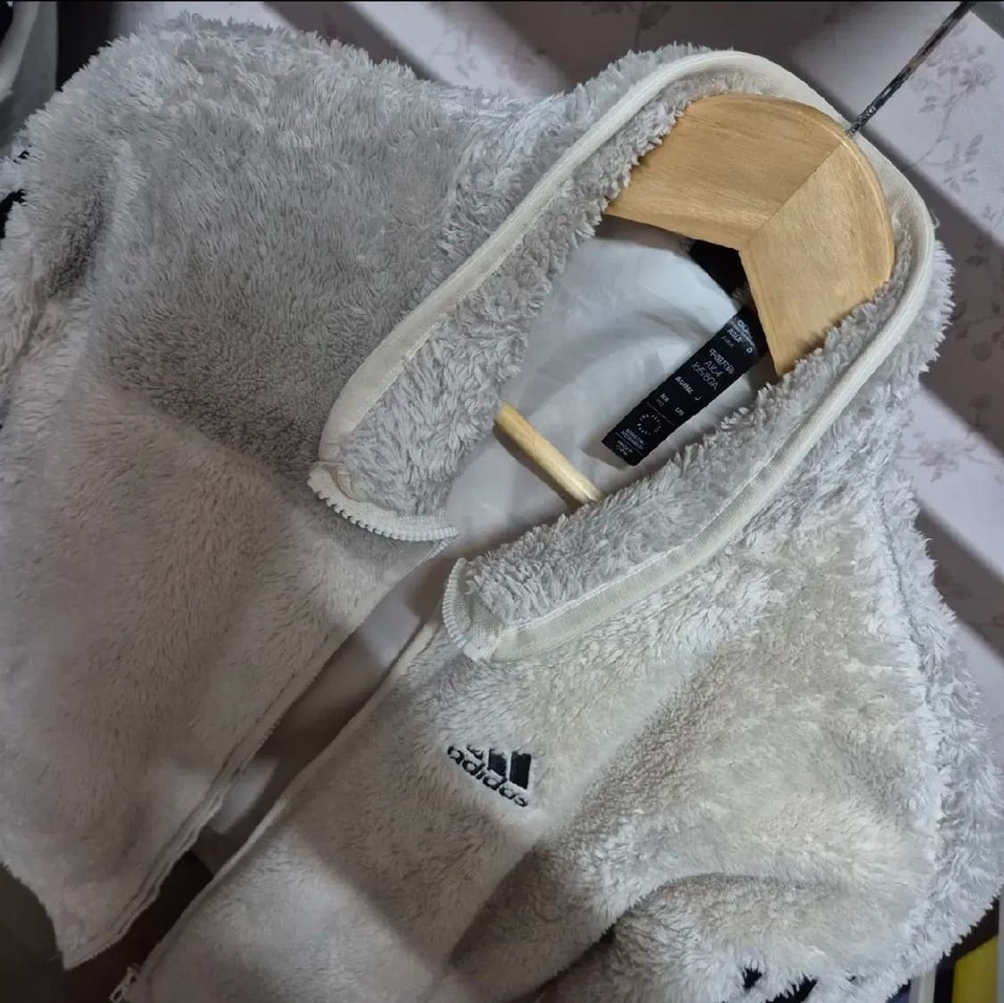 아디다스 양털 쉐르파 퍼 후리스 점퍼 넉넉한 160 남90s 여m 가능 상품이미지6