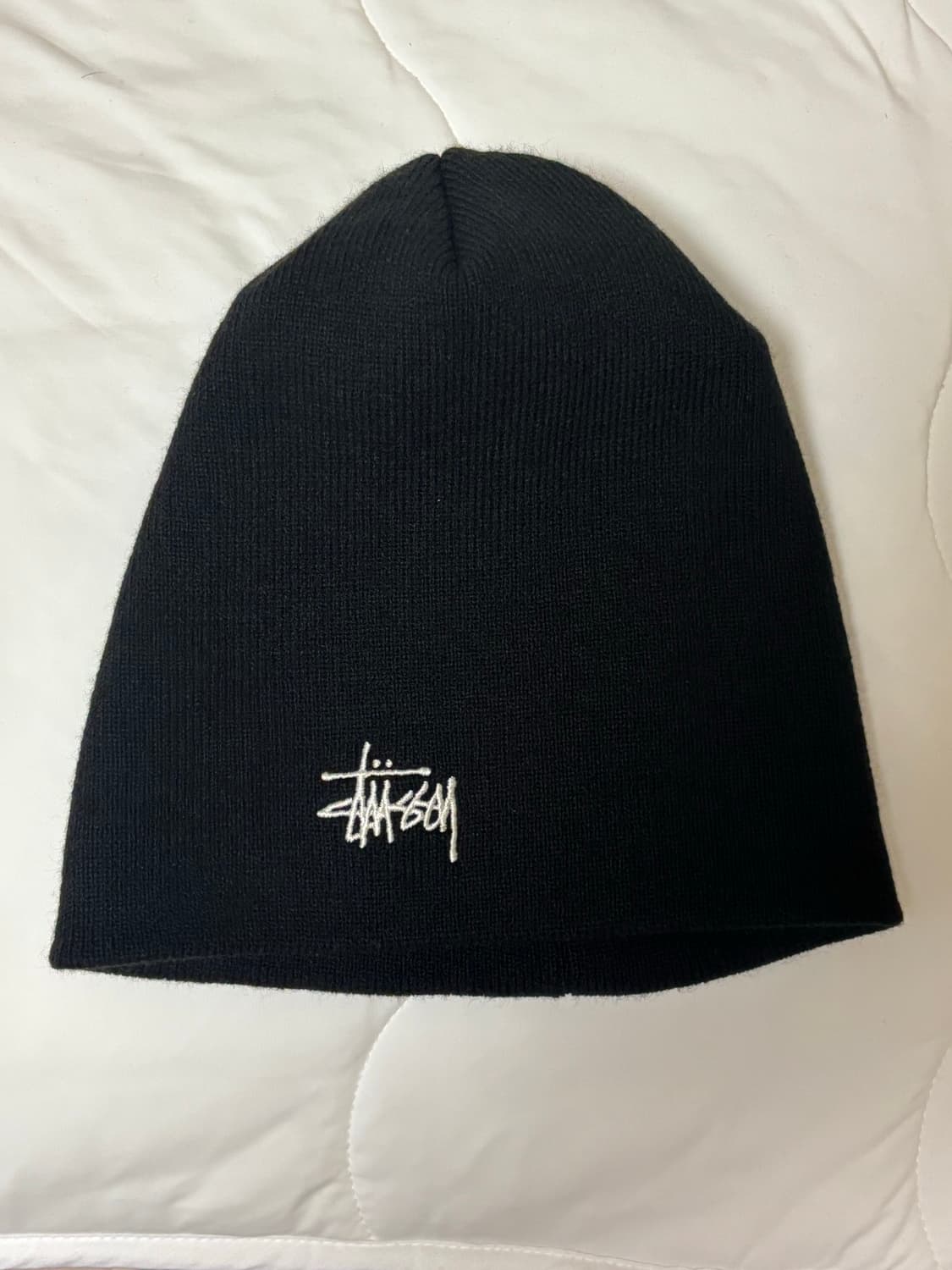 스투시 베이직 스컬캡 비니 블랙 상품이미지3