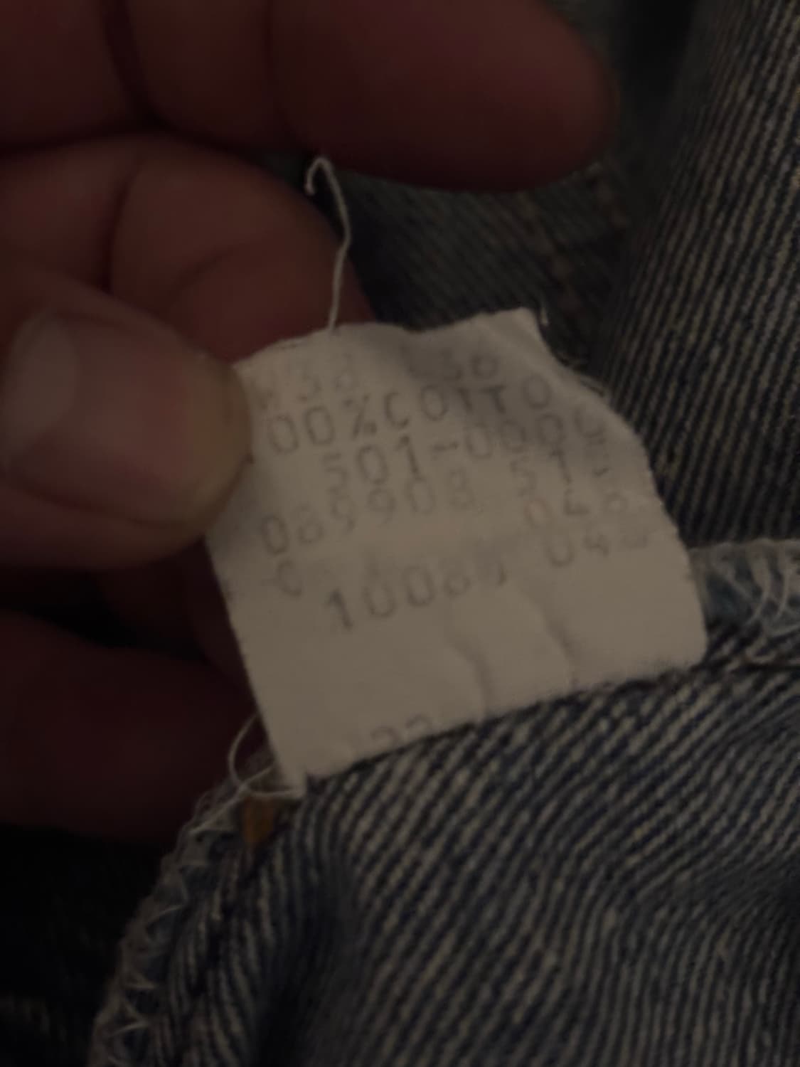 80s 리바이스 501 중청 상품이미지8