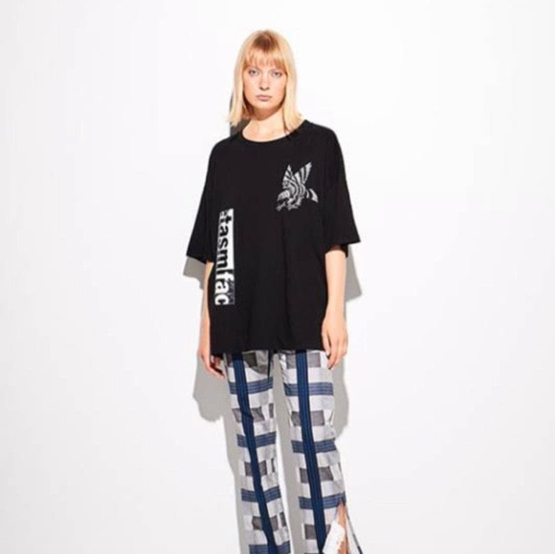 파세타즘 독수리 자수 반팔 티셔츠 블랙 FACETASM EAGLE T-S 상품이미지3