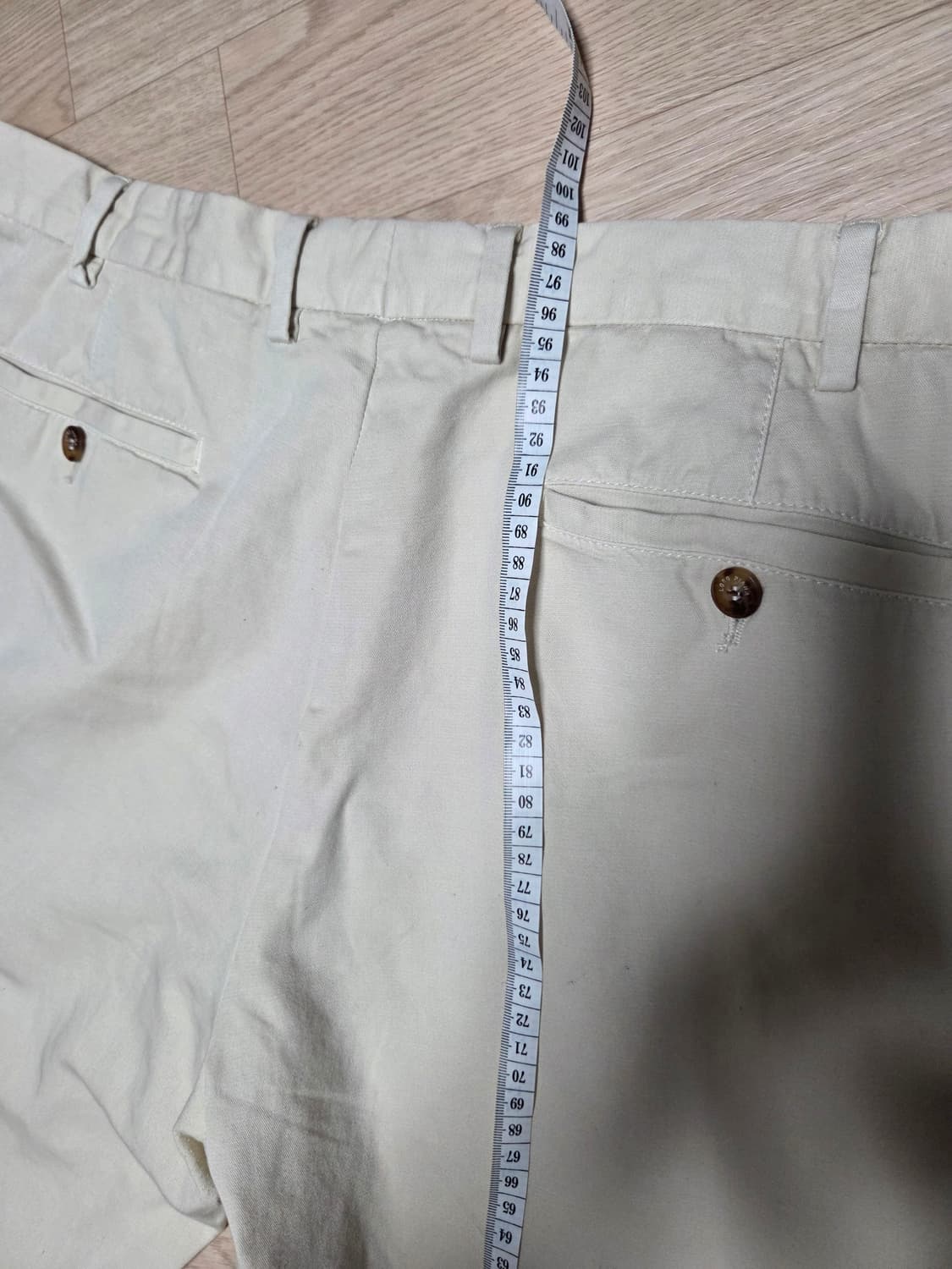 LORO PIANA 로로피아나 아이보리 슬랙스 면바지 치노 오피서 상품이미지8