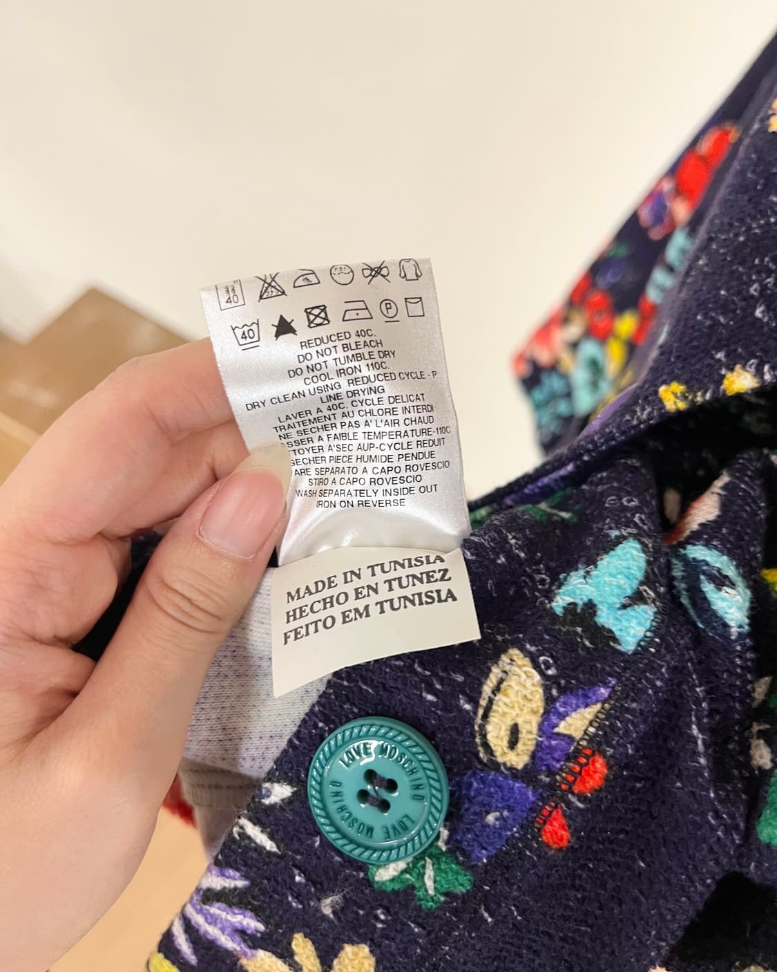 모스키노 멀티컬러 플로럴 패턴 자켓 상품이미지7