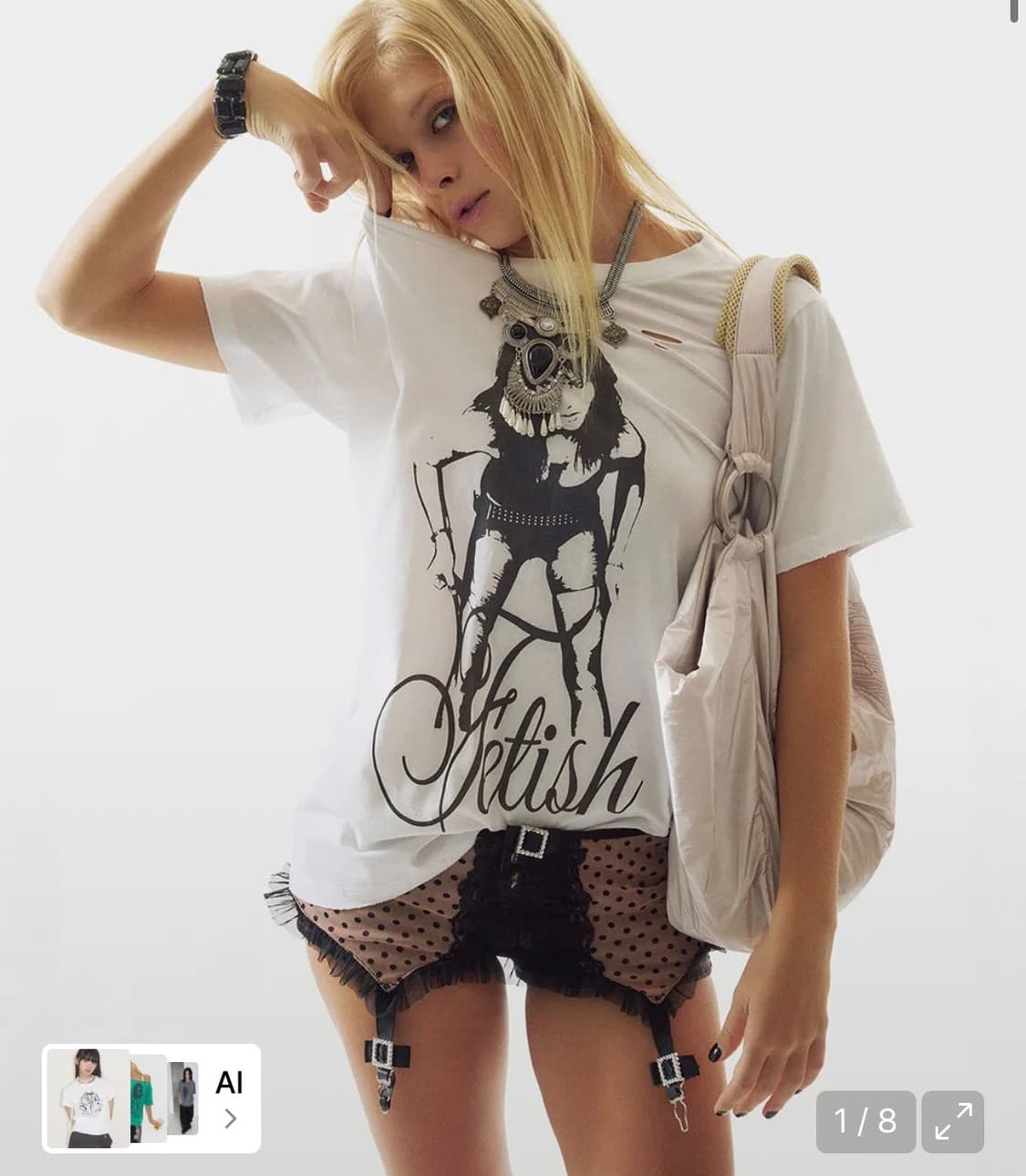 스컬프터 Distressed Muse Tee White 반팔  상품이미지1
