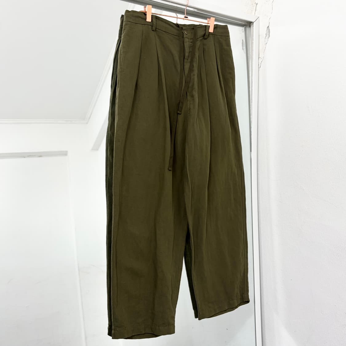 요코 사카모토 실크 와이드 팬츠 상품이미지4