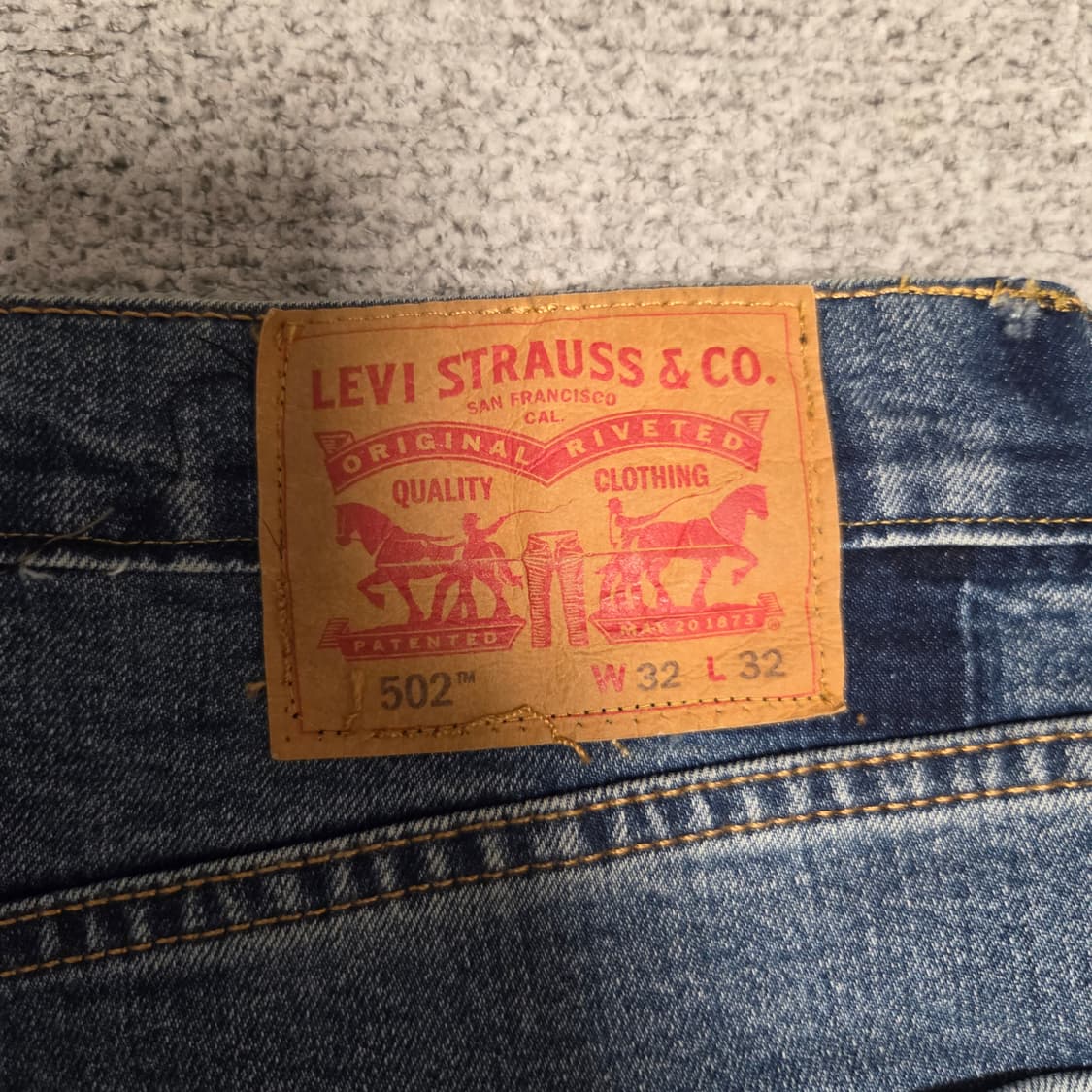 Levi's 502 리바이스 데님 팬츠 31-32 상품이미지6
