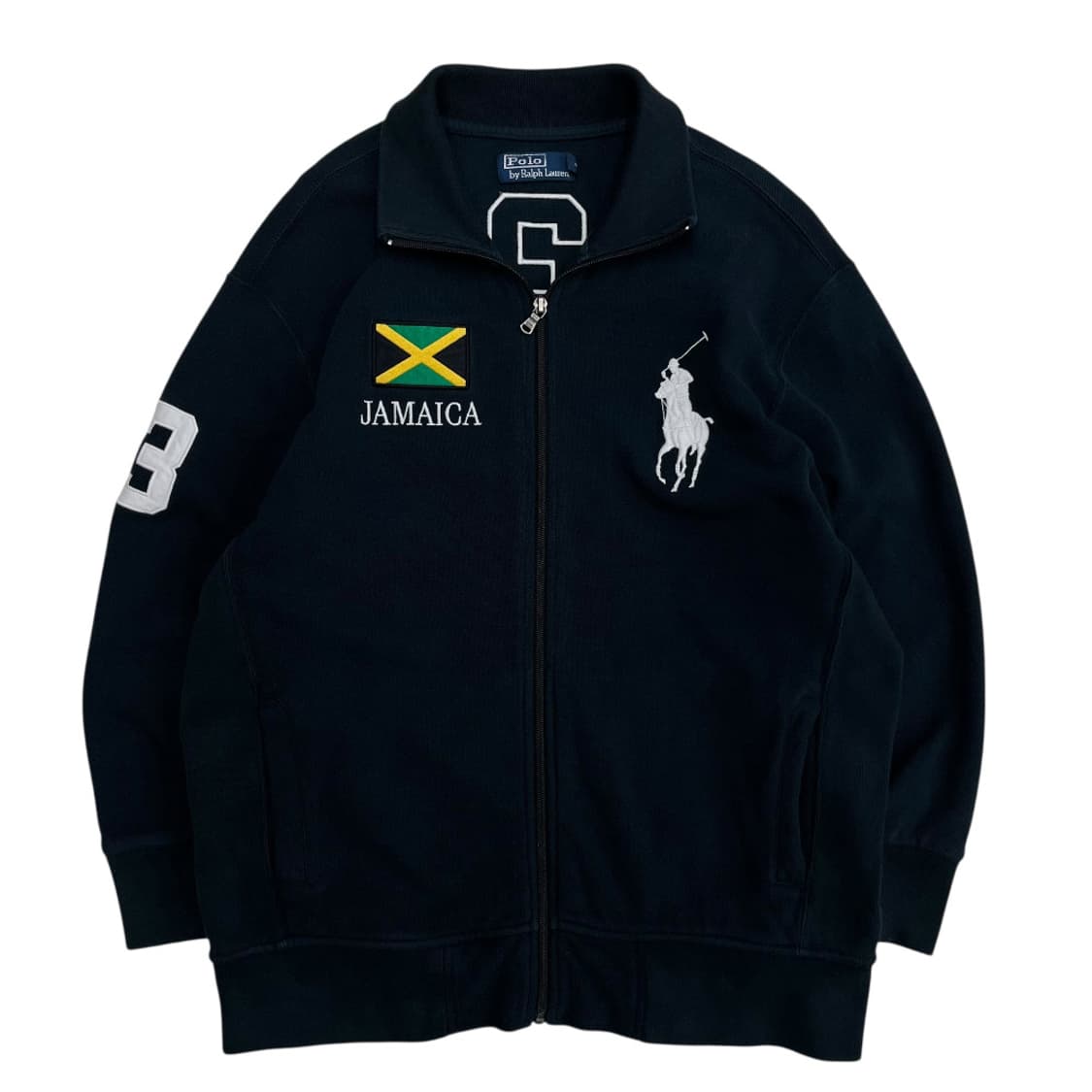 폴로 랄프로렌 빅포니 니트 반집업 XL 상품이미지5