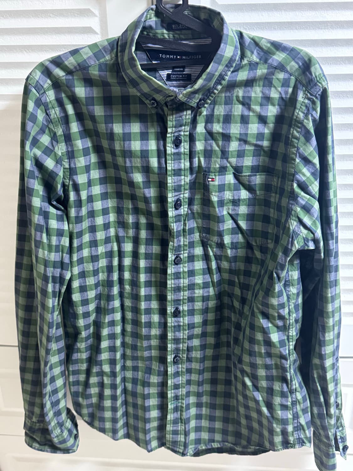 타미힐피거 깅엄체크 셔츠 상품이미지1