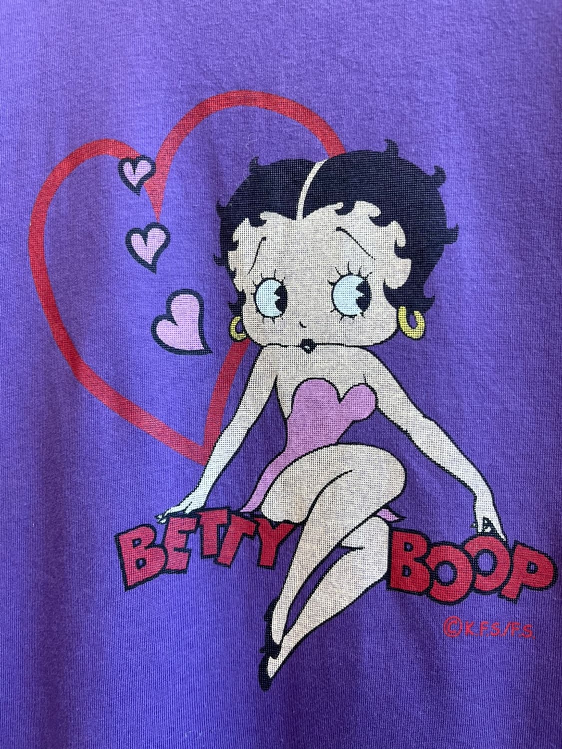 BettyBoop 베티붑 반팔 티셔츠 상품이미지2