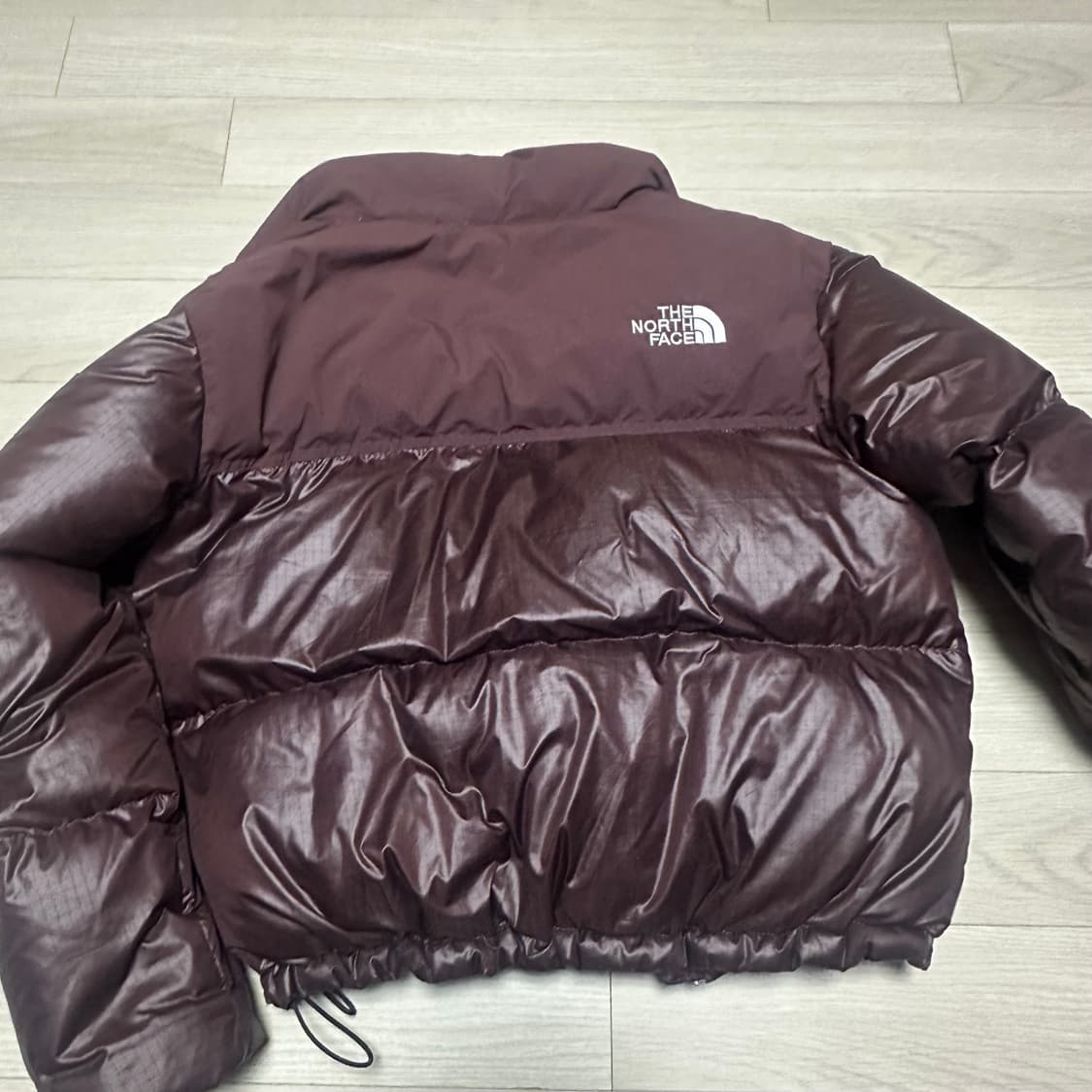 노스페이스 눕시 패딩 브라운 M 상품이미지5