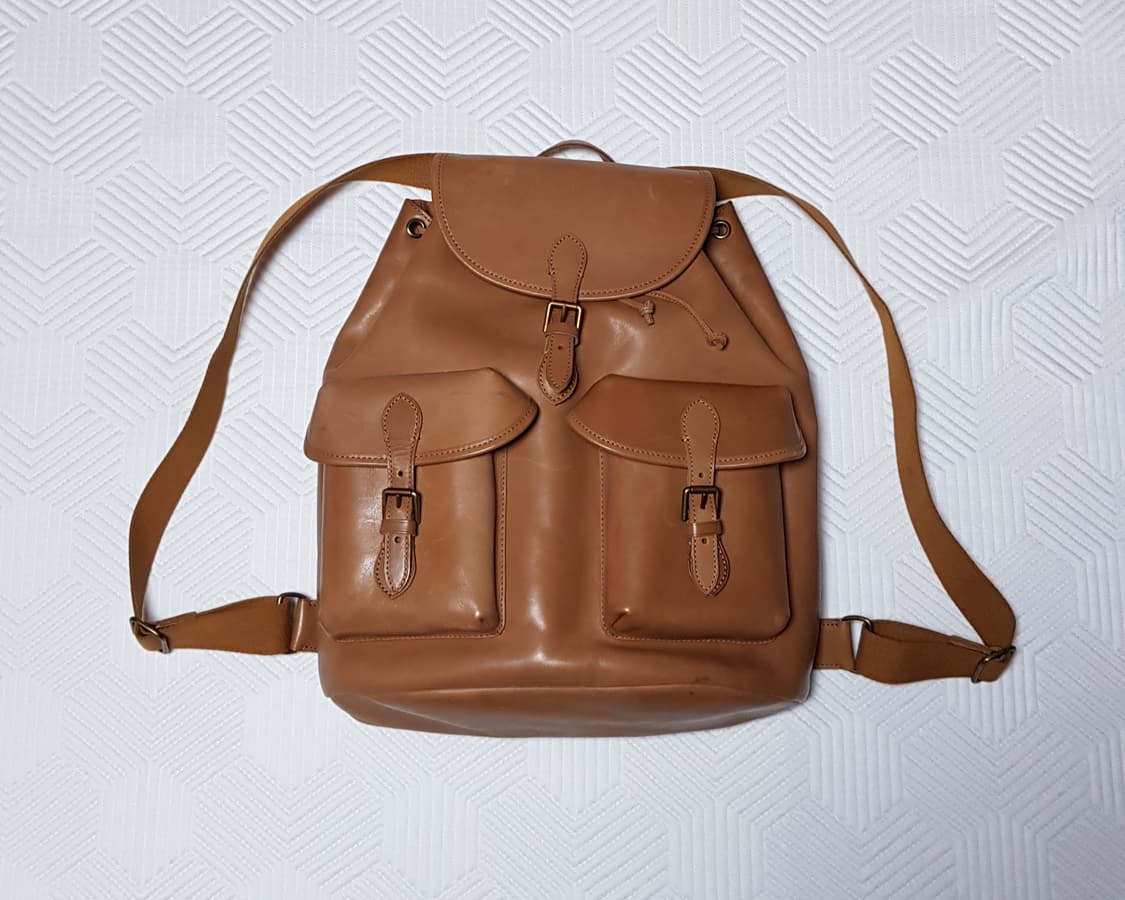 [새상품] 폴로 헤리티지 레더 백팩 팝니다. 상품이미지2