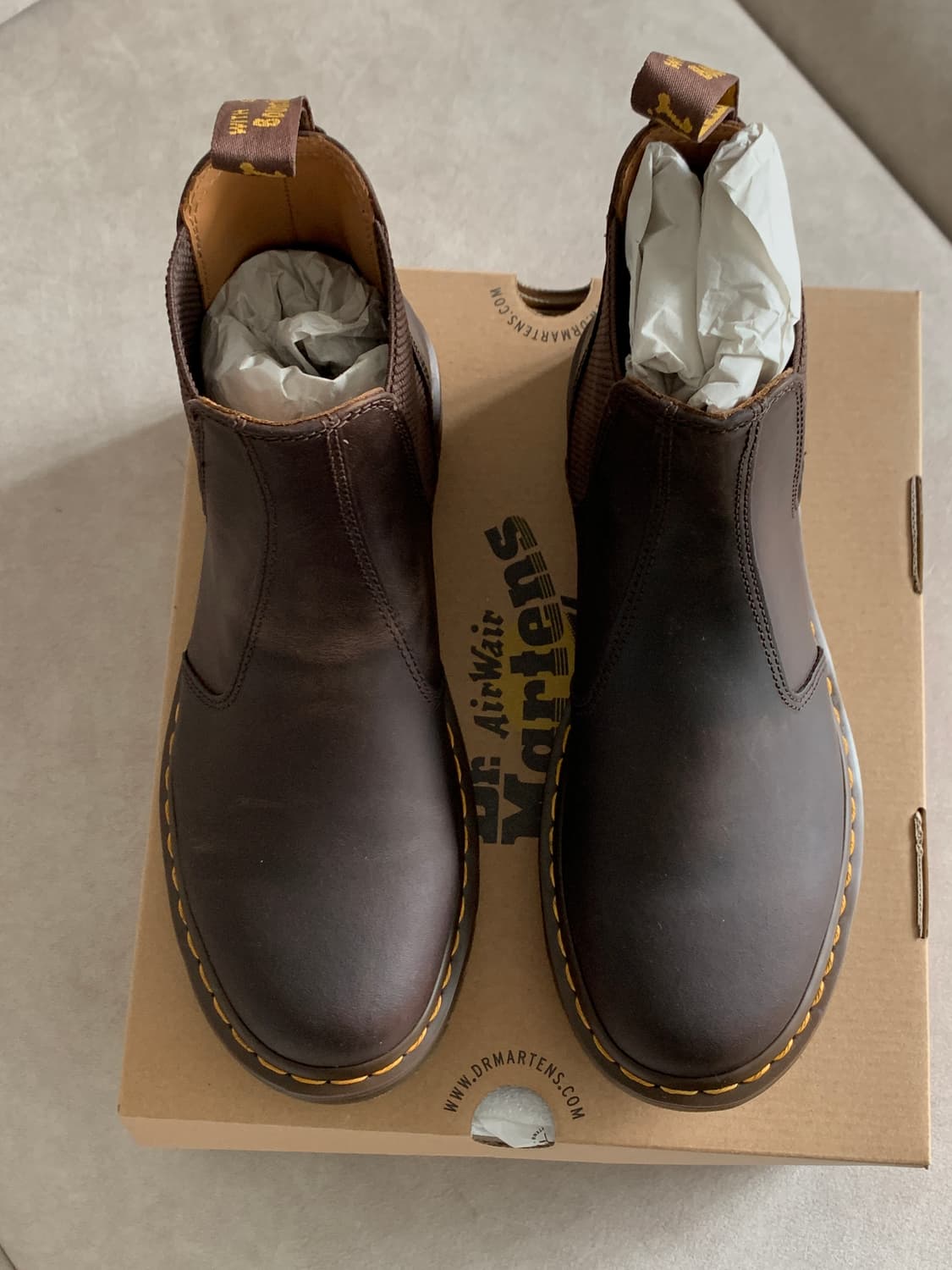 (새상품) 닥터마틴 2976 YS 다크브라운 us9 상품이미지3