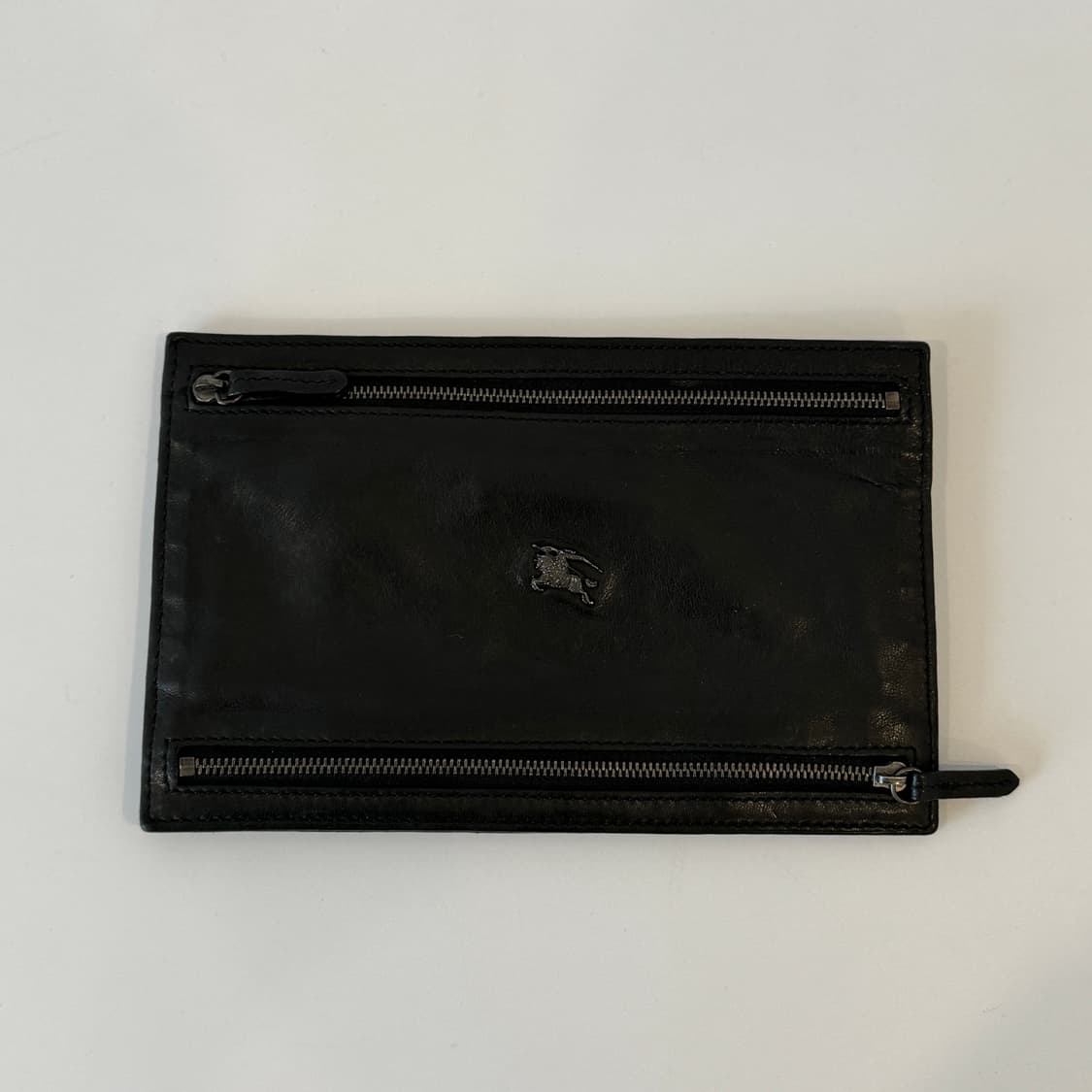 버버리 램스킨 더블 지퍼 파우치 상품이미지1